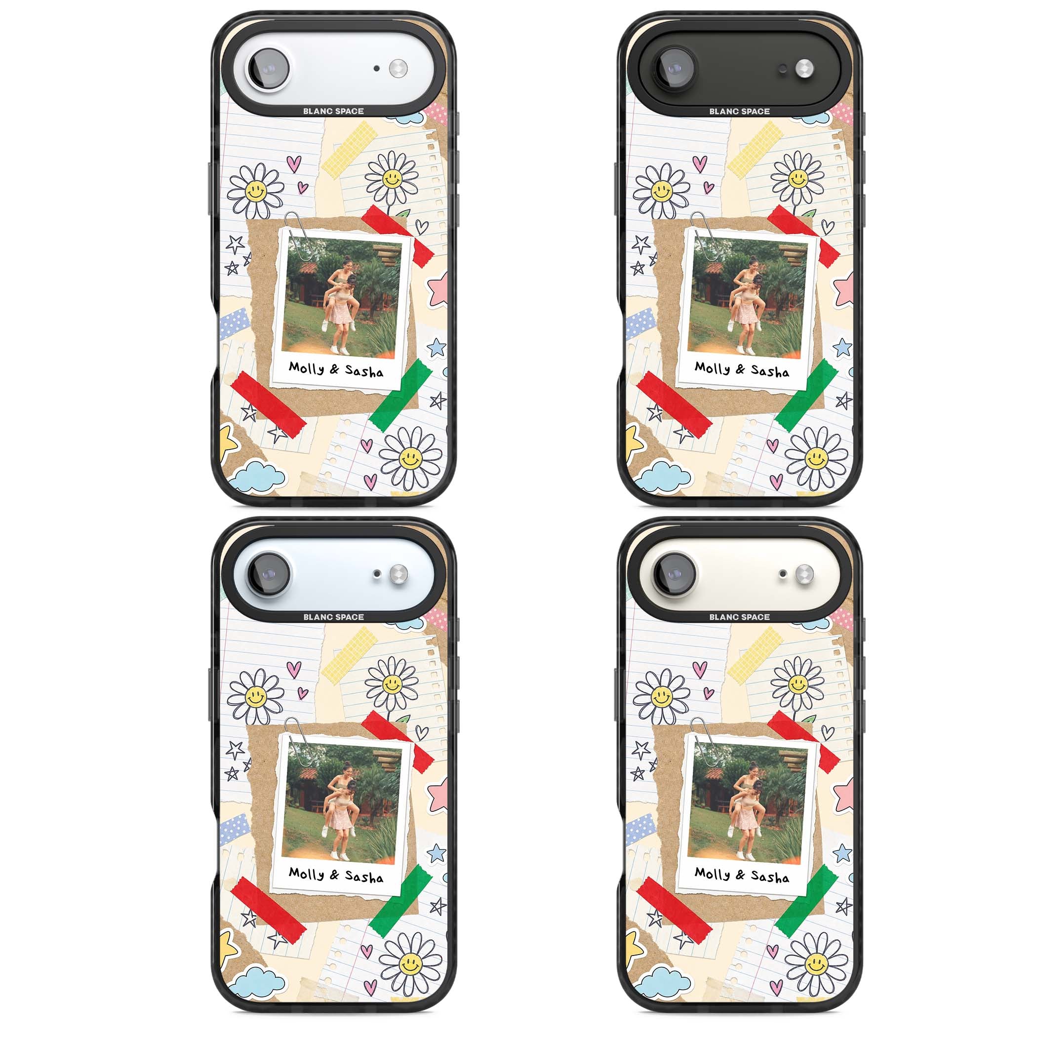 Scrapbook Photo coquette iPhone case | Black Impact Magsafe case for iPhone Air