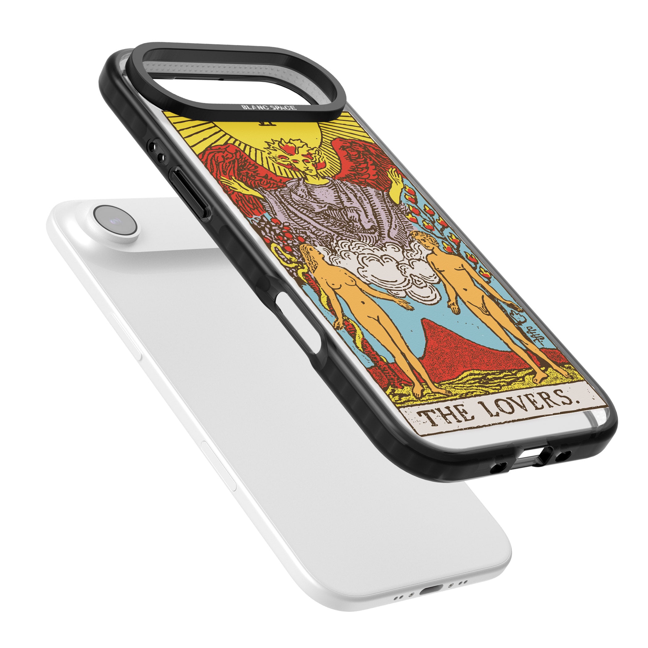 Personalised The Lovers Tarot Card (Color) iPhone 17 Air Impact Pro Black Phone Case Colours