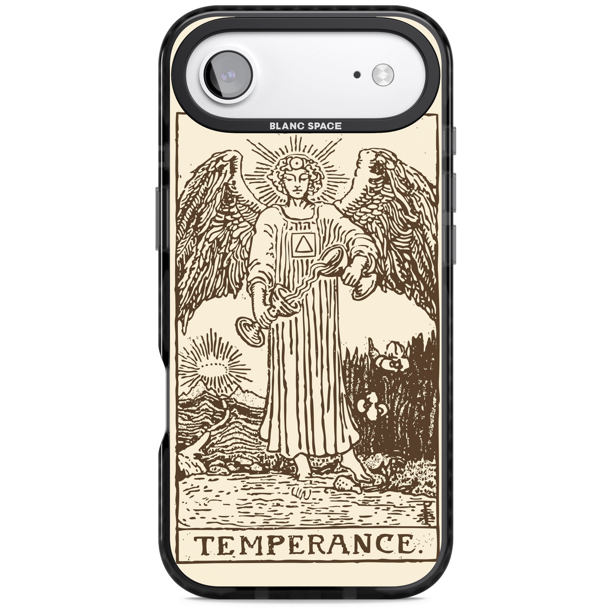 Personalised Temperance Tarot Card (Cream) iPhone 17 Air Impact Pro Black Phone Case