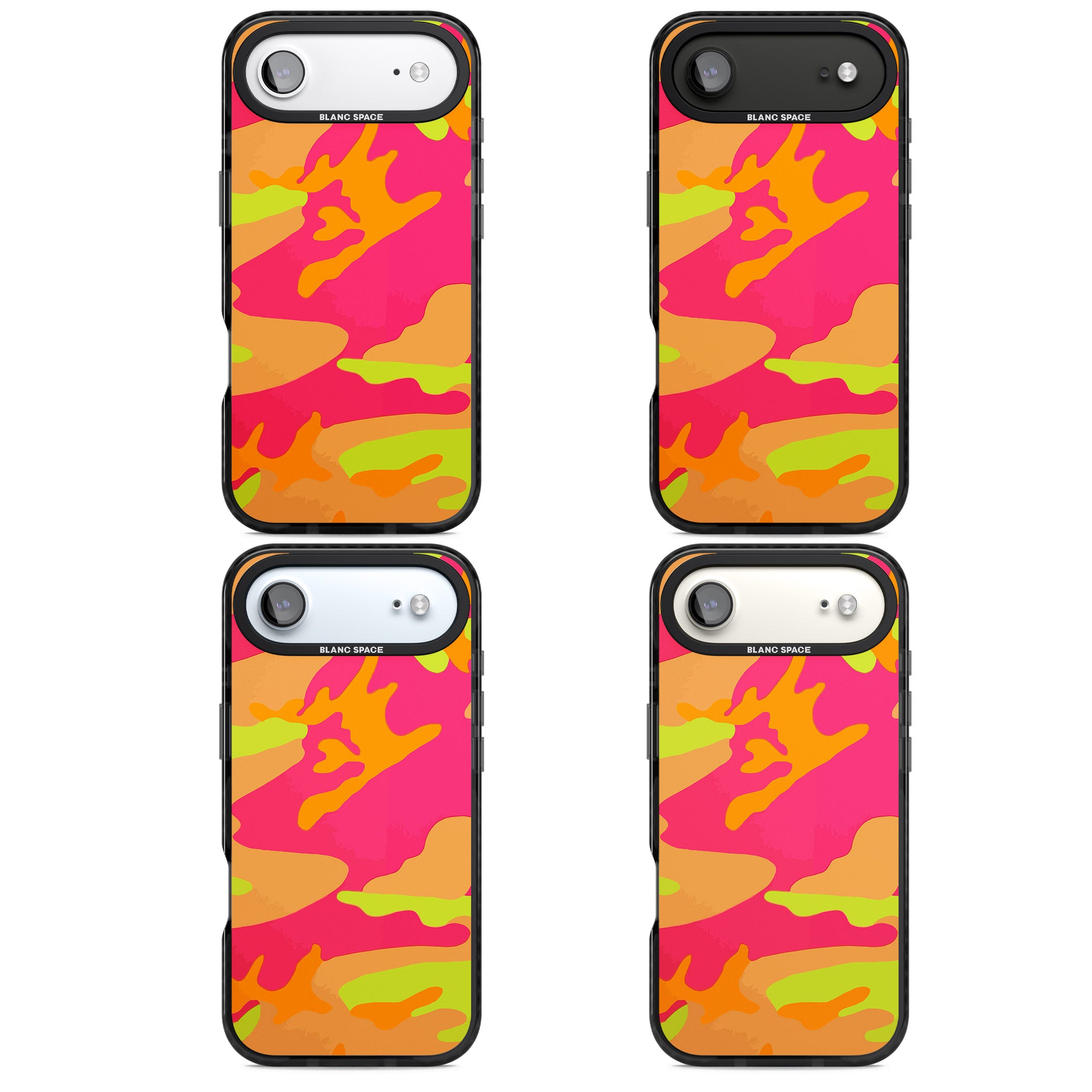 Neon Camo iPhone 17 Air Impact Pro Black Phone Case APT Impact Protection