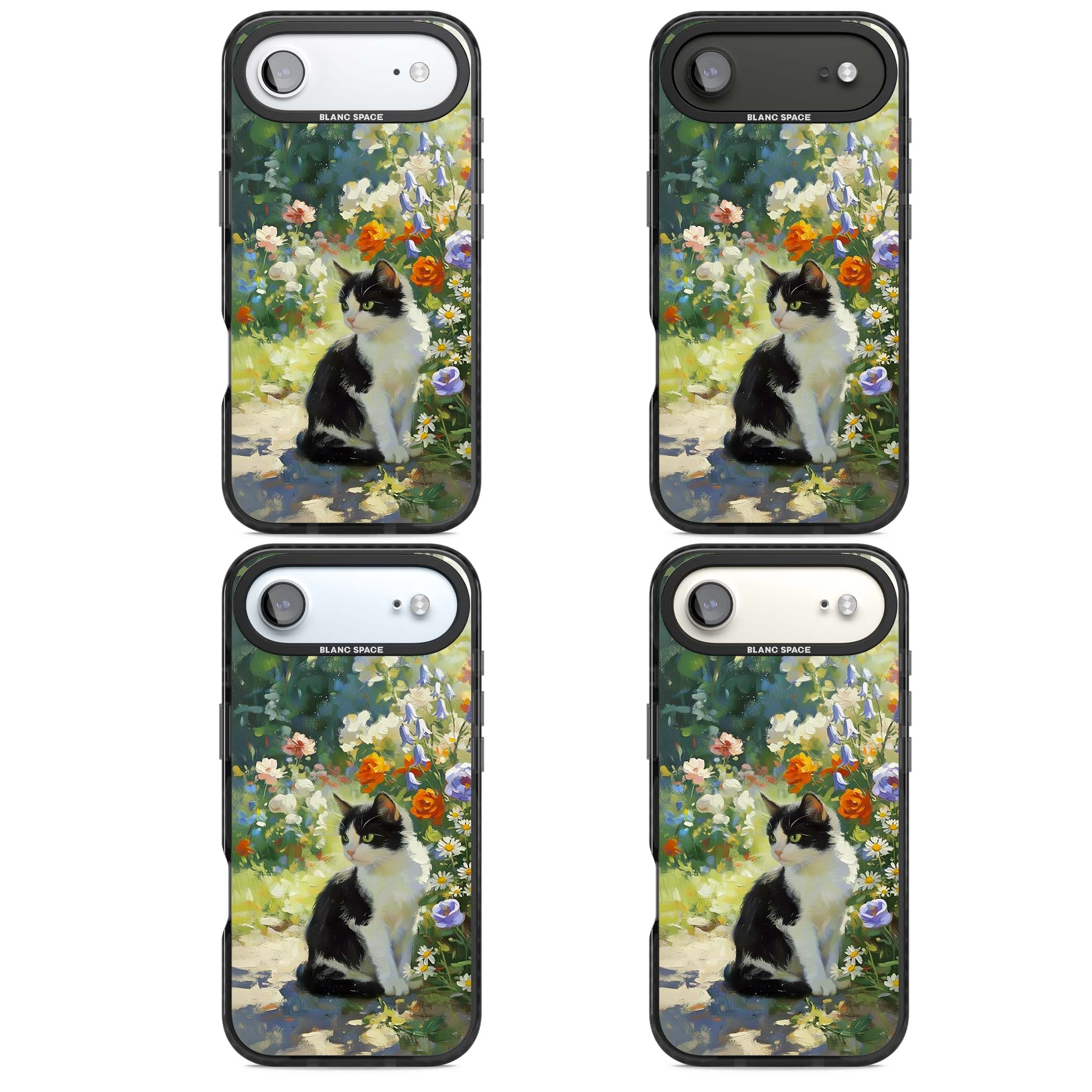 Cat In The Meadow for her iPhone case | Black Impact Magsafe case for iPhone Air