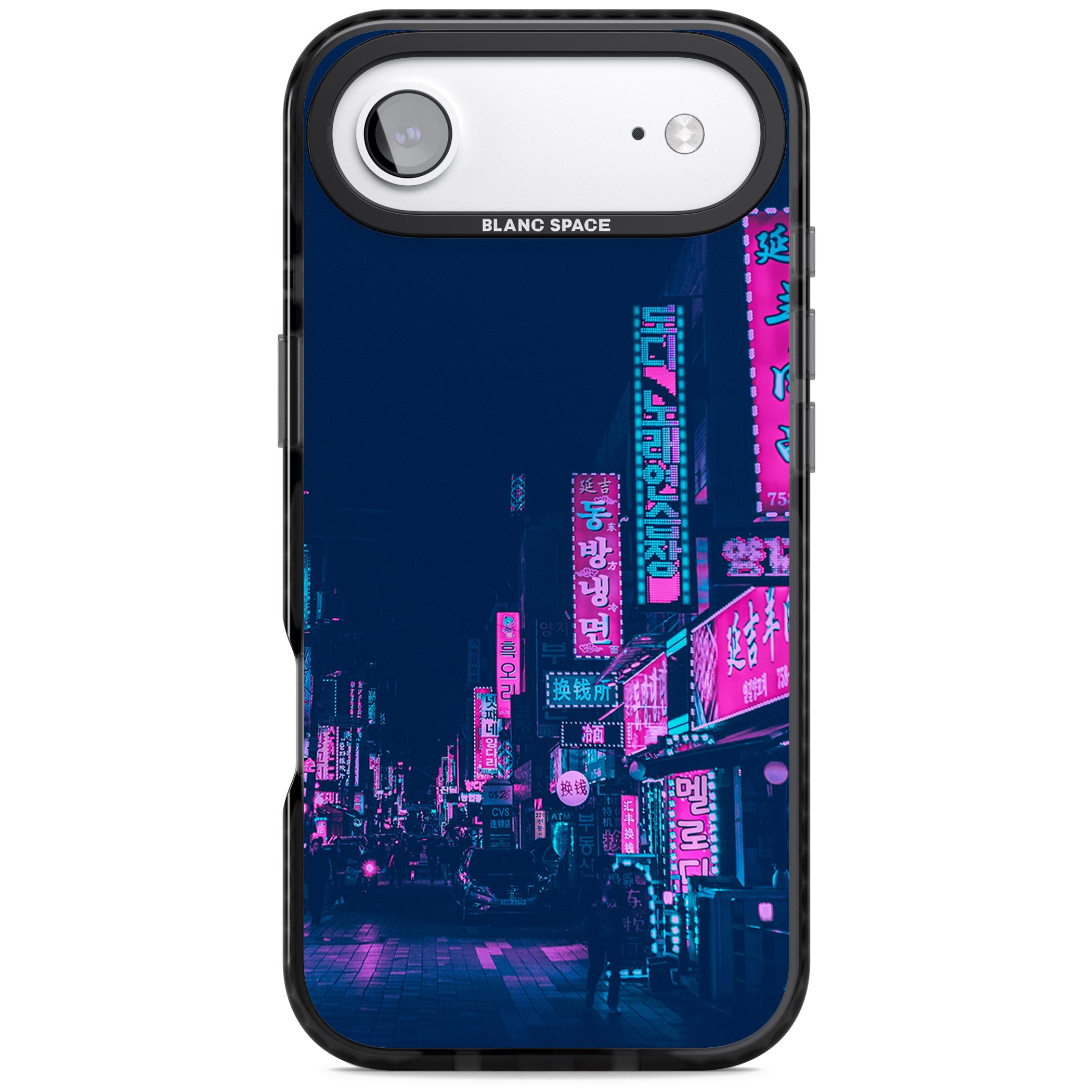 Neon Nights iPhone 17 Air Impact Pro Black Phone Case