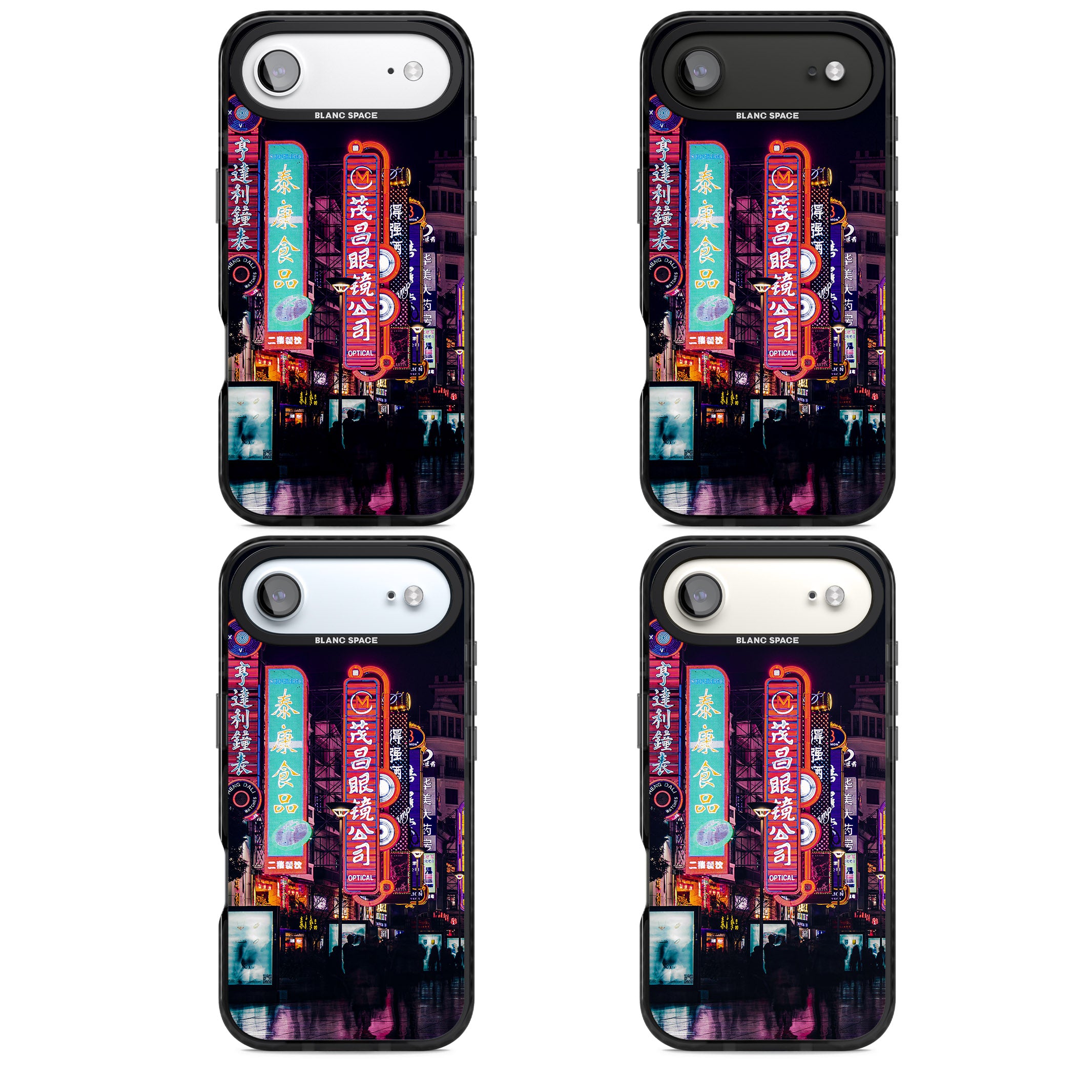 Neon Streets iPhone 17 Air Impact Pro Black Phone Case APT Impact Protection