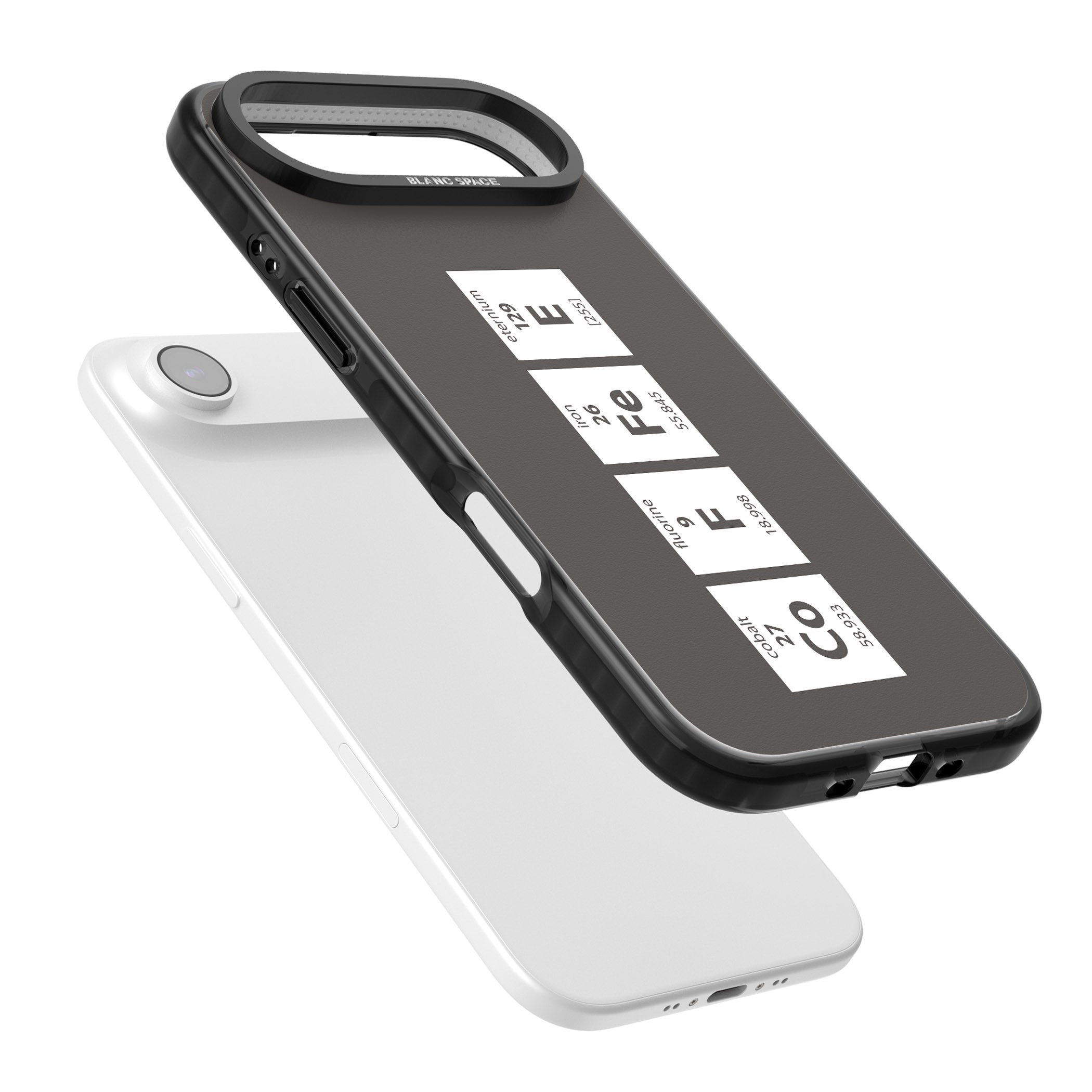 Coffee Element (Grey) iPhone 17 Air Impact Pro Black Phone Case Colours