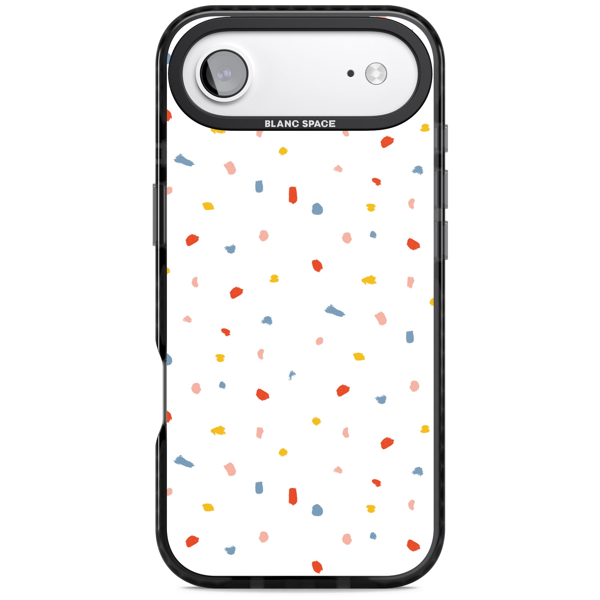 Confetti Speckle iPhone 17 Air Impact Pro Black Phone Case