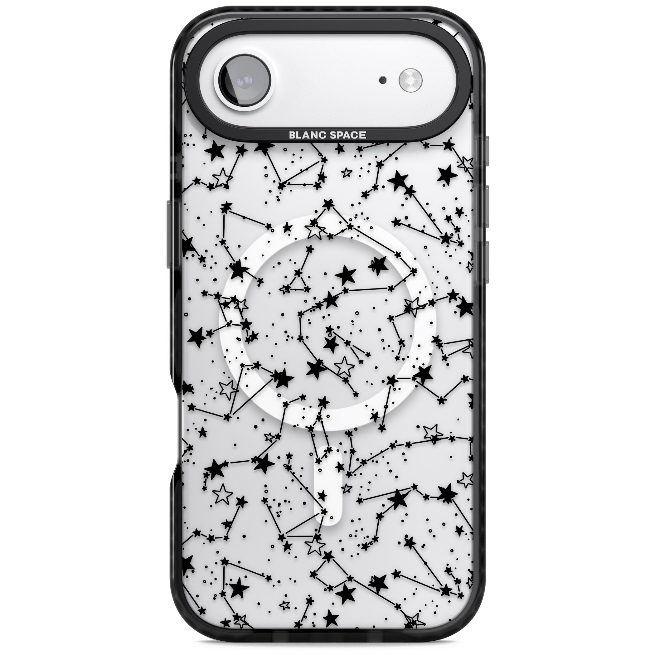 Midnight Constellations iPhone 17 Air Impact Pro Black Phone Case