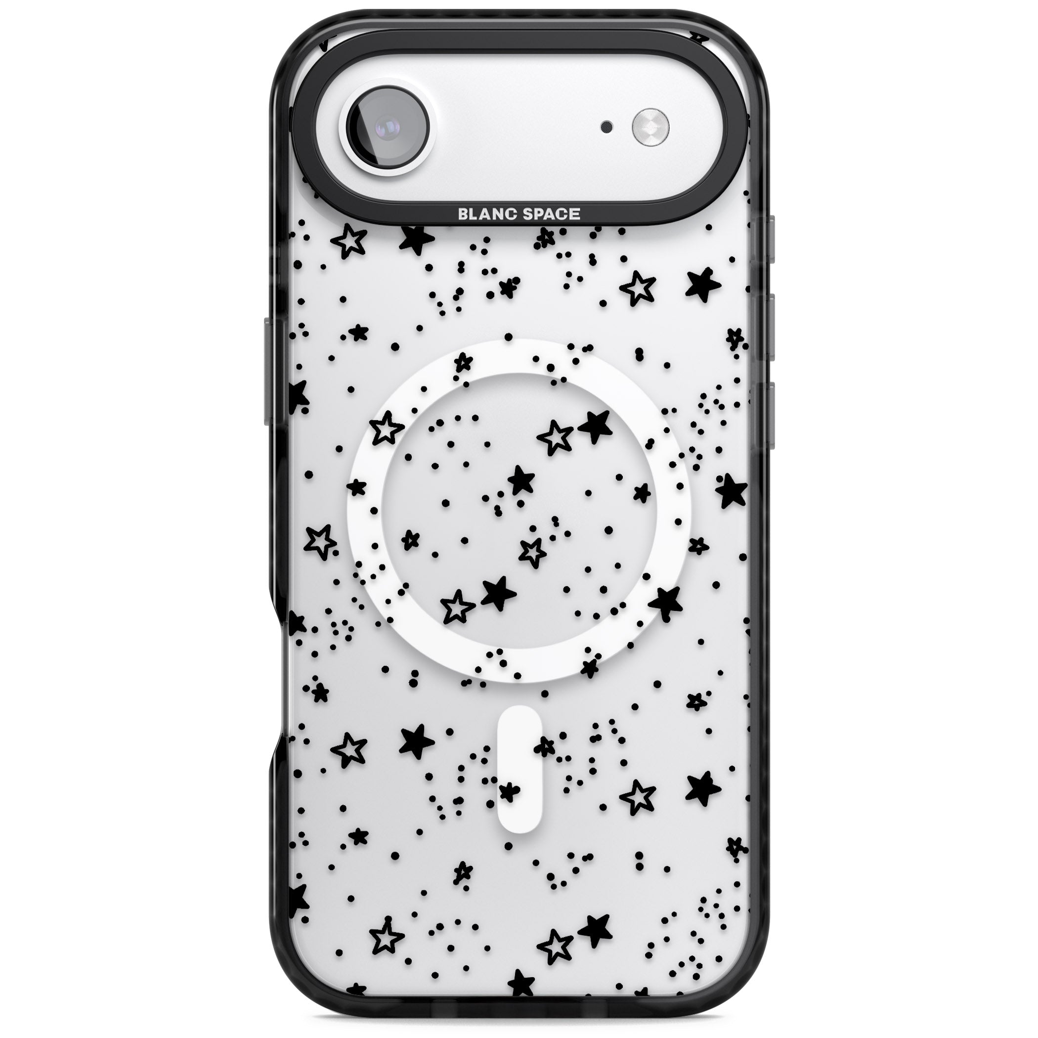 Midnight Stars iPhone 17 Air Impact Pro Black Phone Case