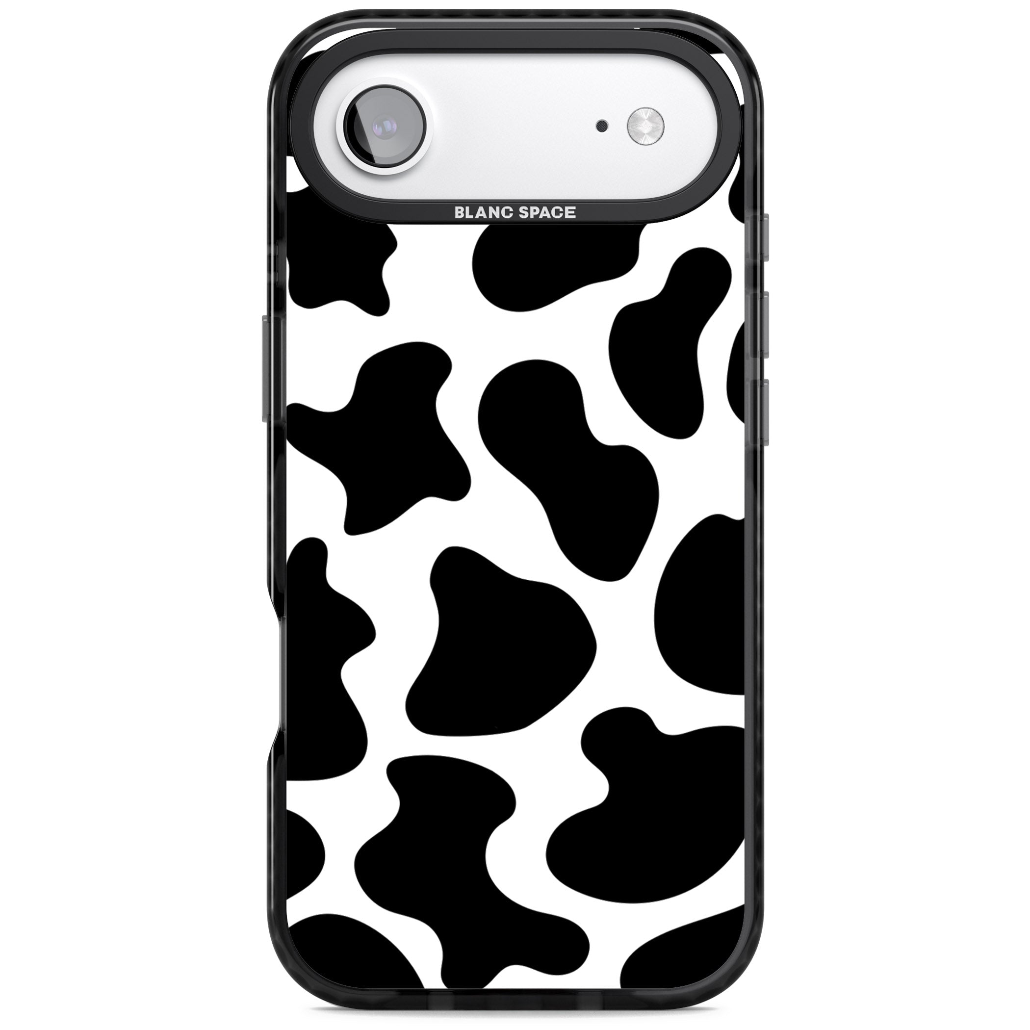Cow Print iPhone 17 Air Impact Pro Black Phone Case