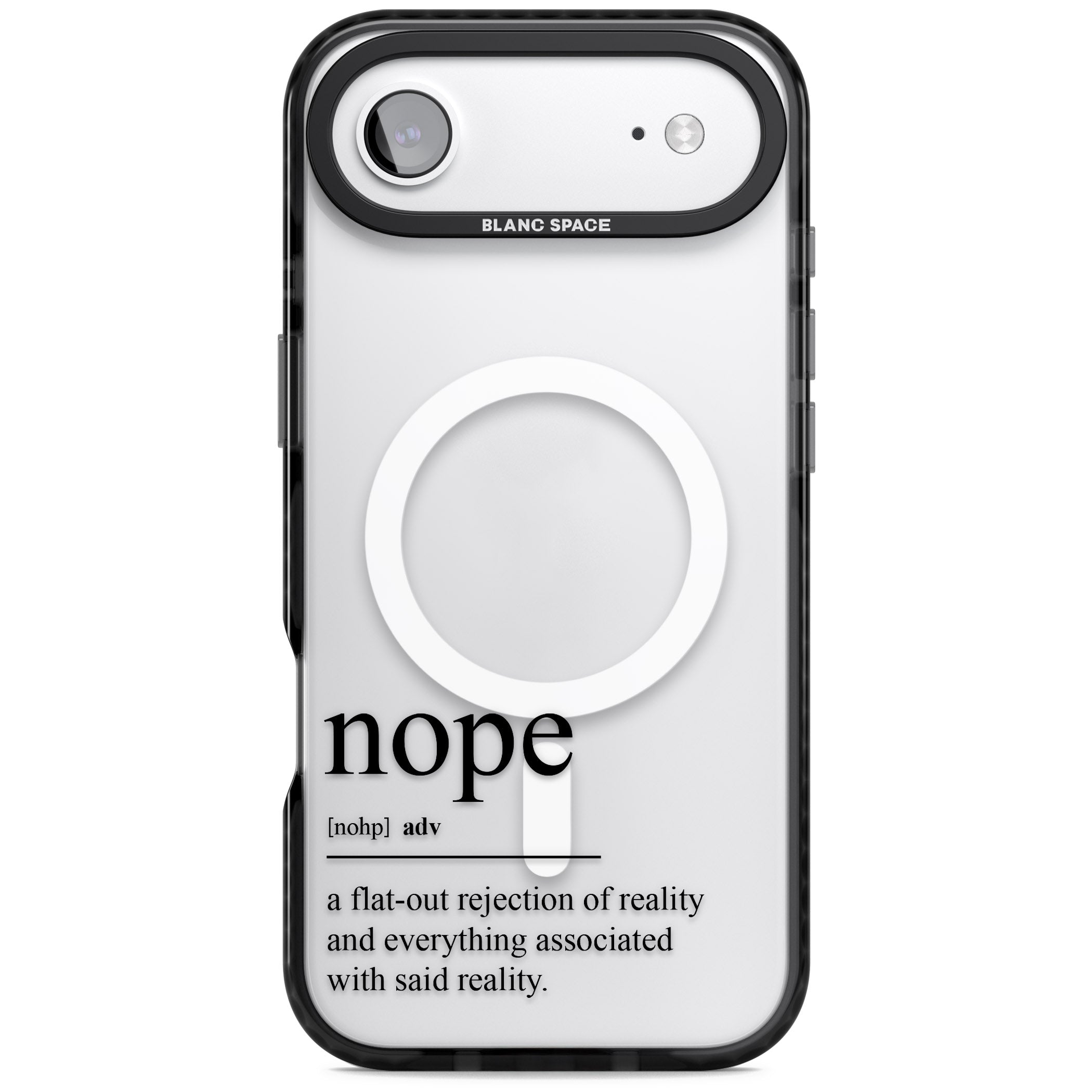 Nope iPhone 17 Air Impact Pro Black Phone Case