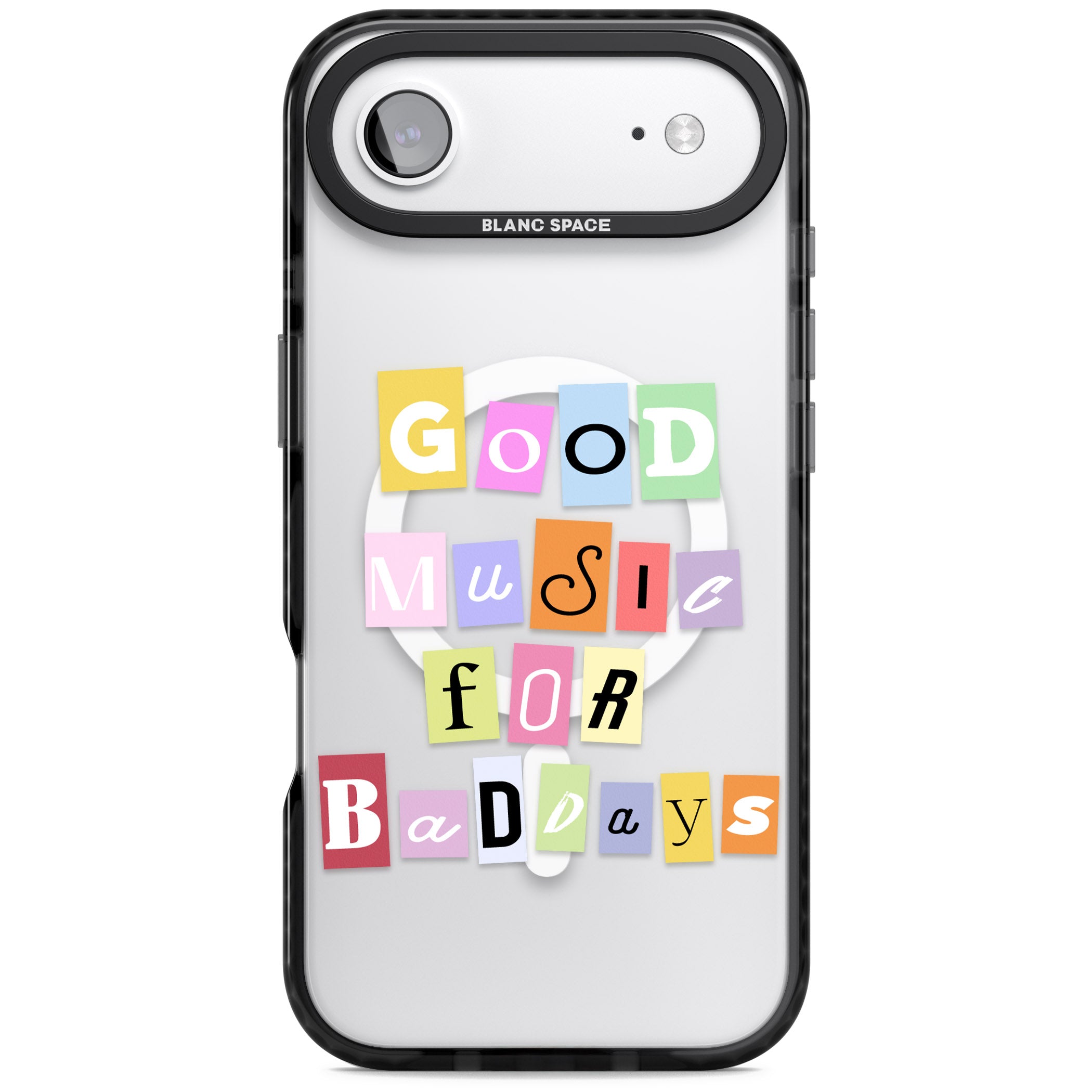 Good Music For Bad Days iPhone 17 Air Impact Pro Black Phone Case