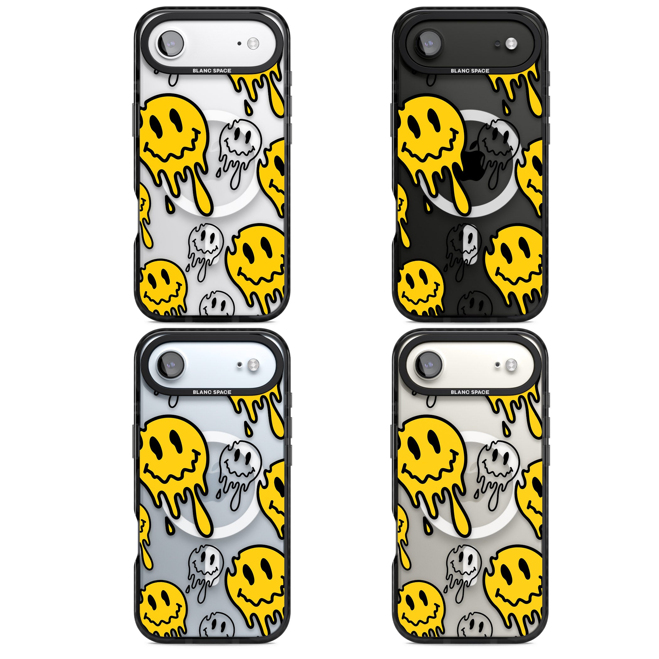 Face Melt iPhone 17 Air Impact Pro Black Phone Case APT Impact Protection