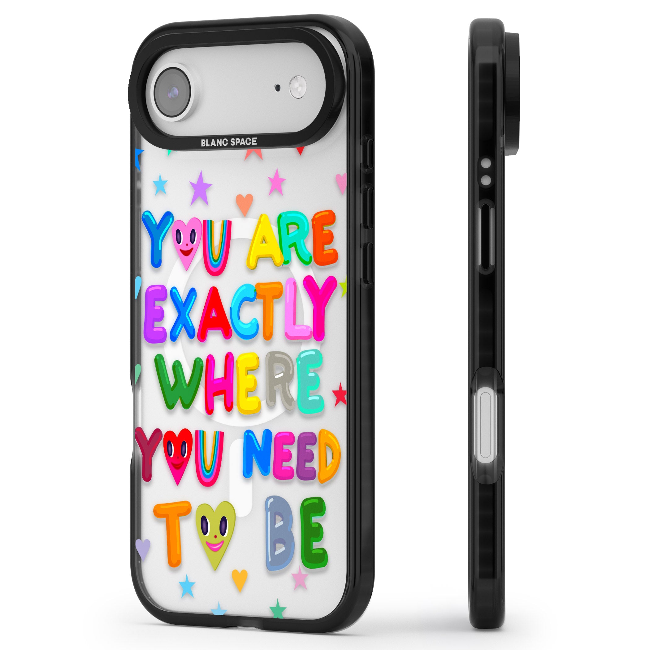 Exactly Where You Need To Be iPhone 17 Air Impact Pro Black Phone Case Side Profile