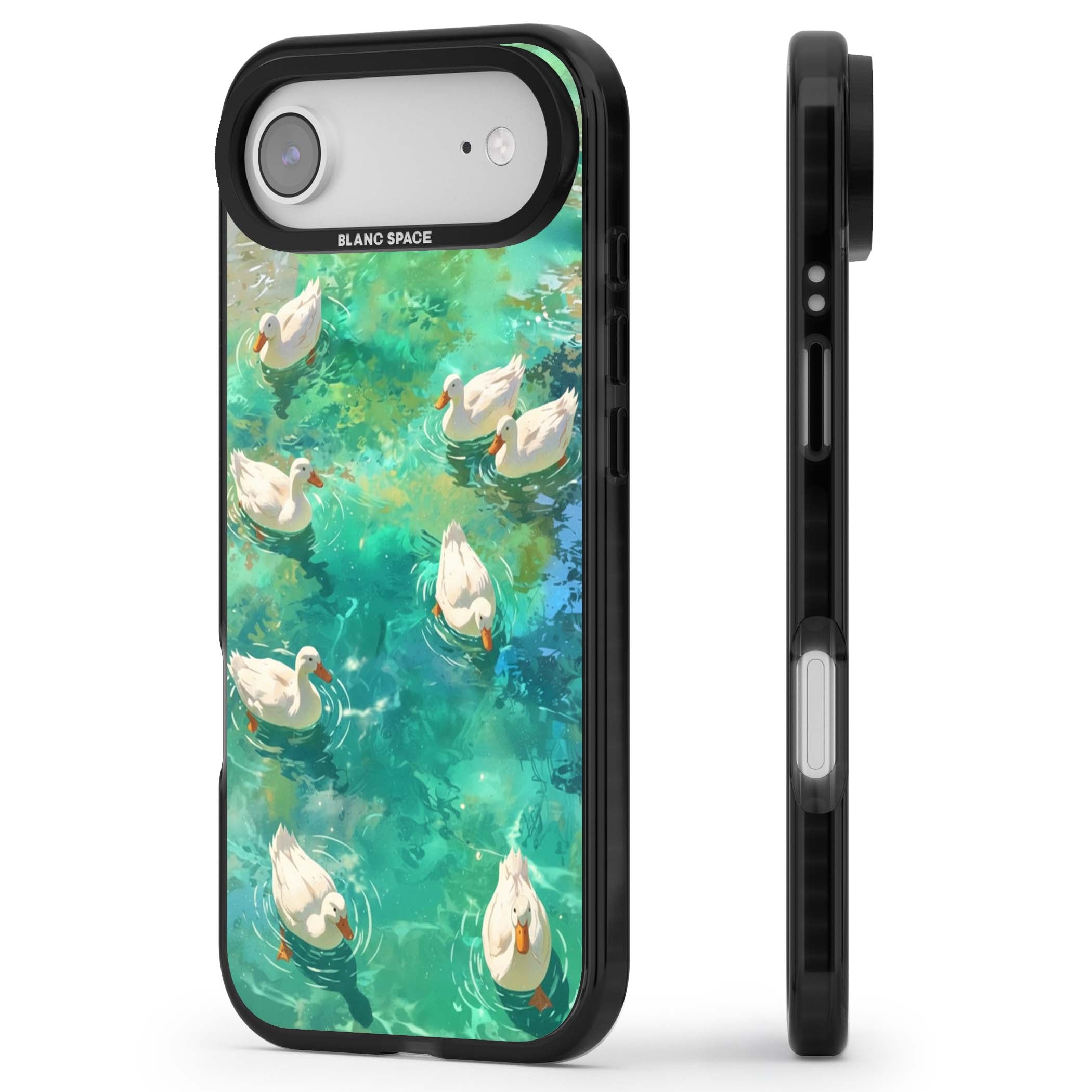 Ducks In The Pond for her iPhone case | Black Impact Magsafe case for iPhone Air