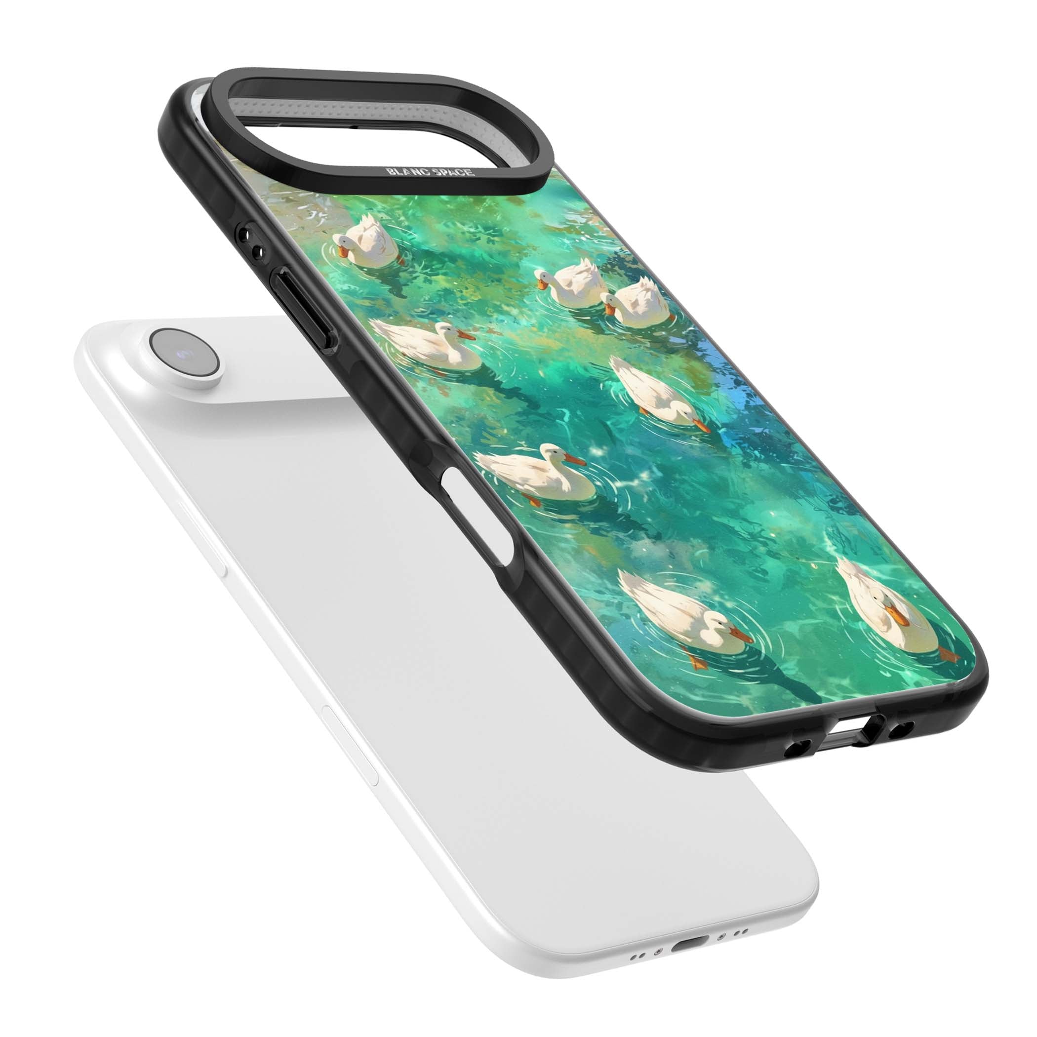 Ducks In The Pond for her iPhone case | Black Impact Magsafe case for iPhone Air