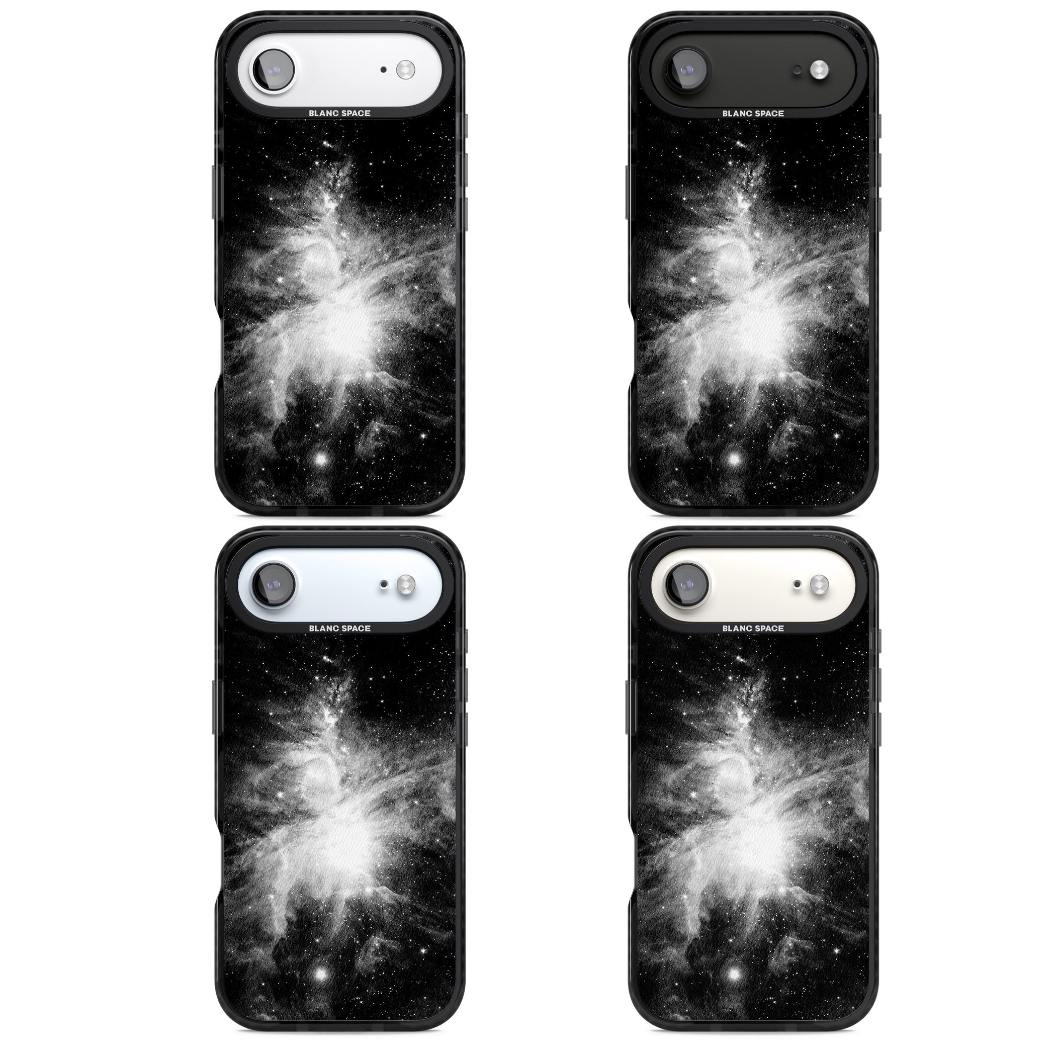 Galaxy Swirl iPhone 17 Air Impact Pro Black Phone Case APT Impact Protection