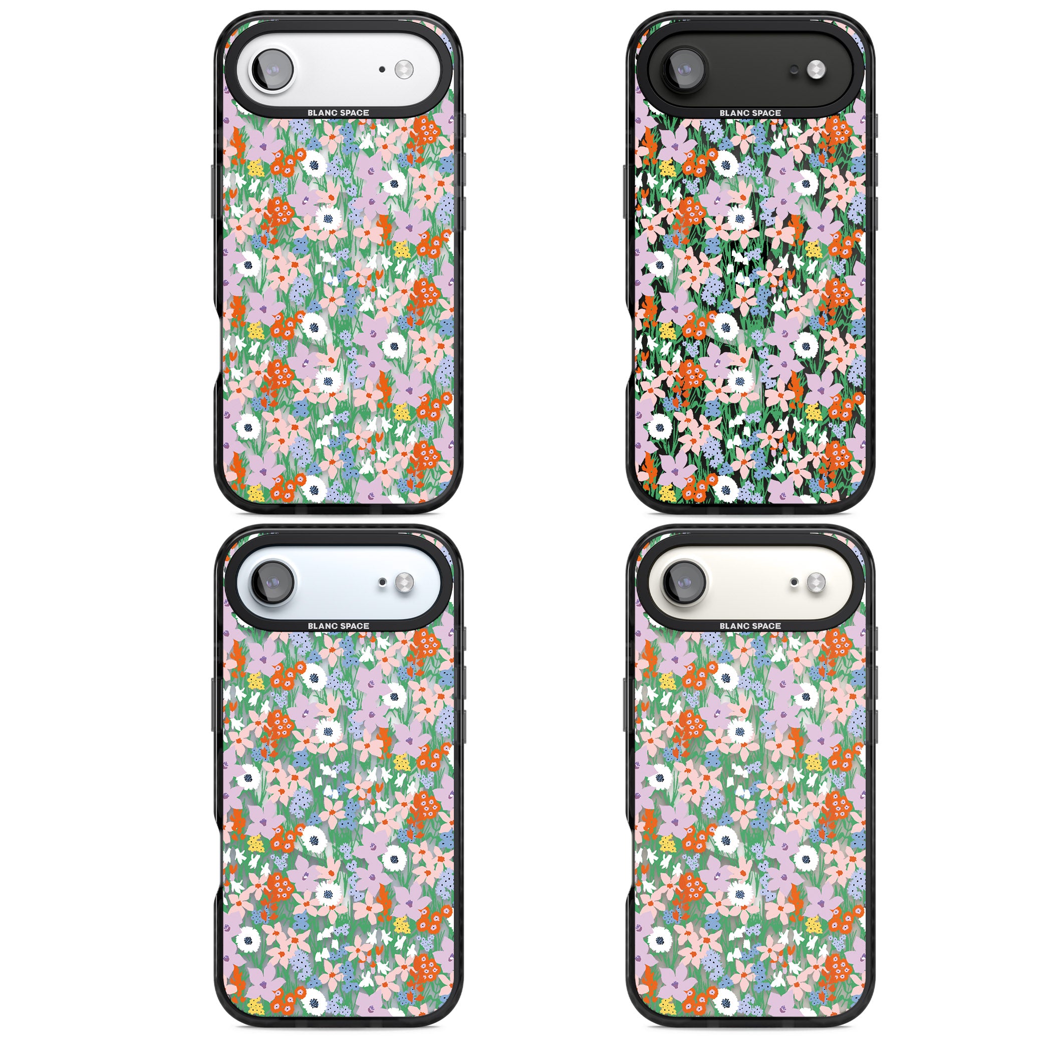 Floral Bloom Jazzy iPhone 17 Air Impact Pro Black Phone Case APT Impact Protection
