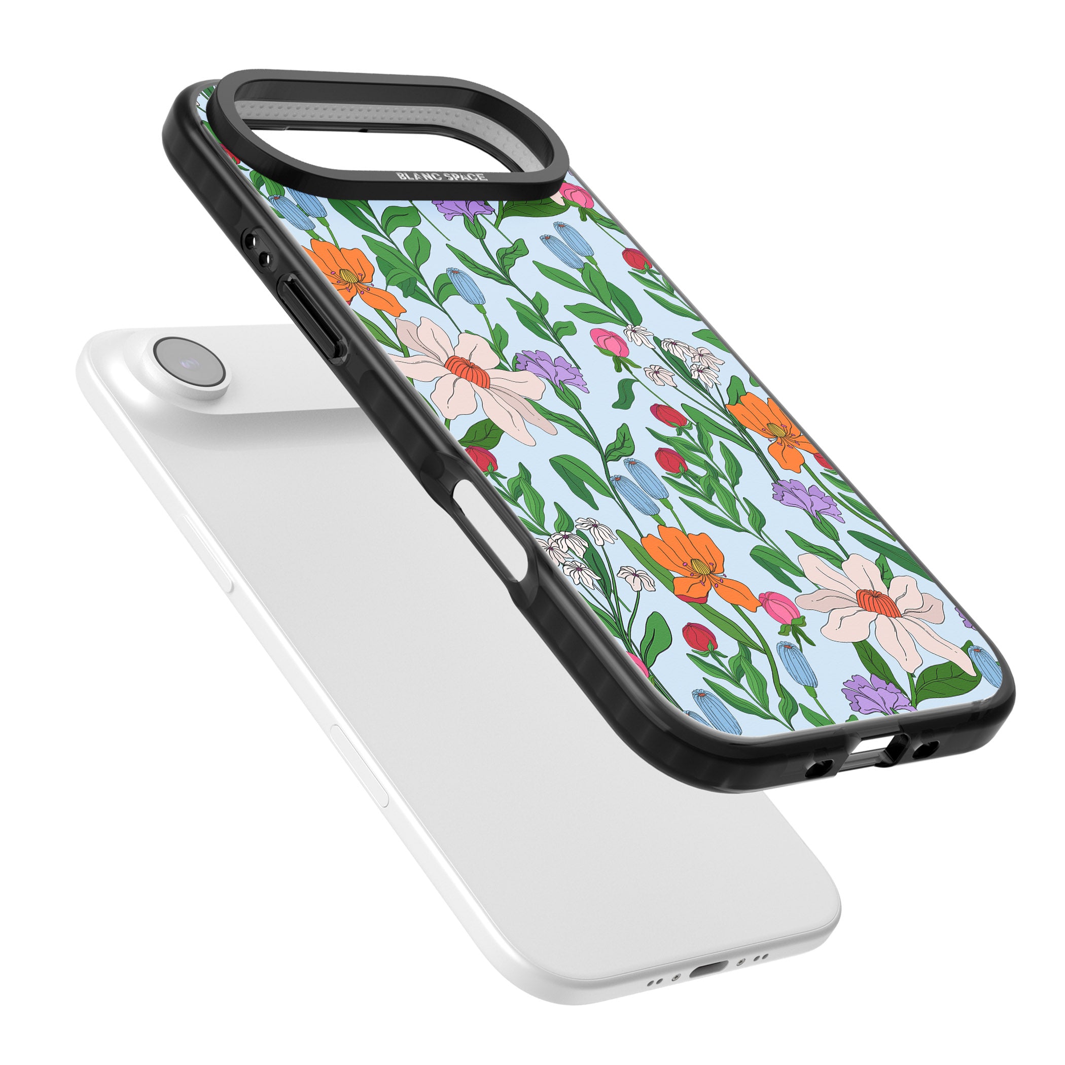 Full Bloom Background iPhone 17 Air Impact Pro Black Phone Case Colours