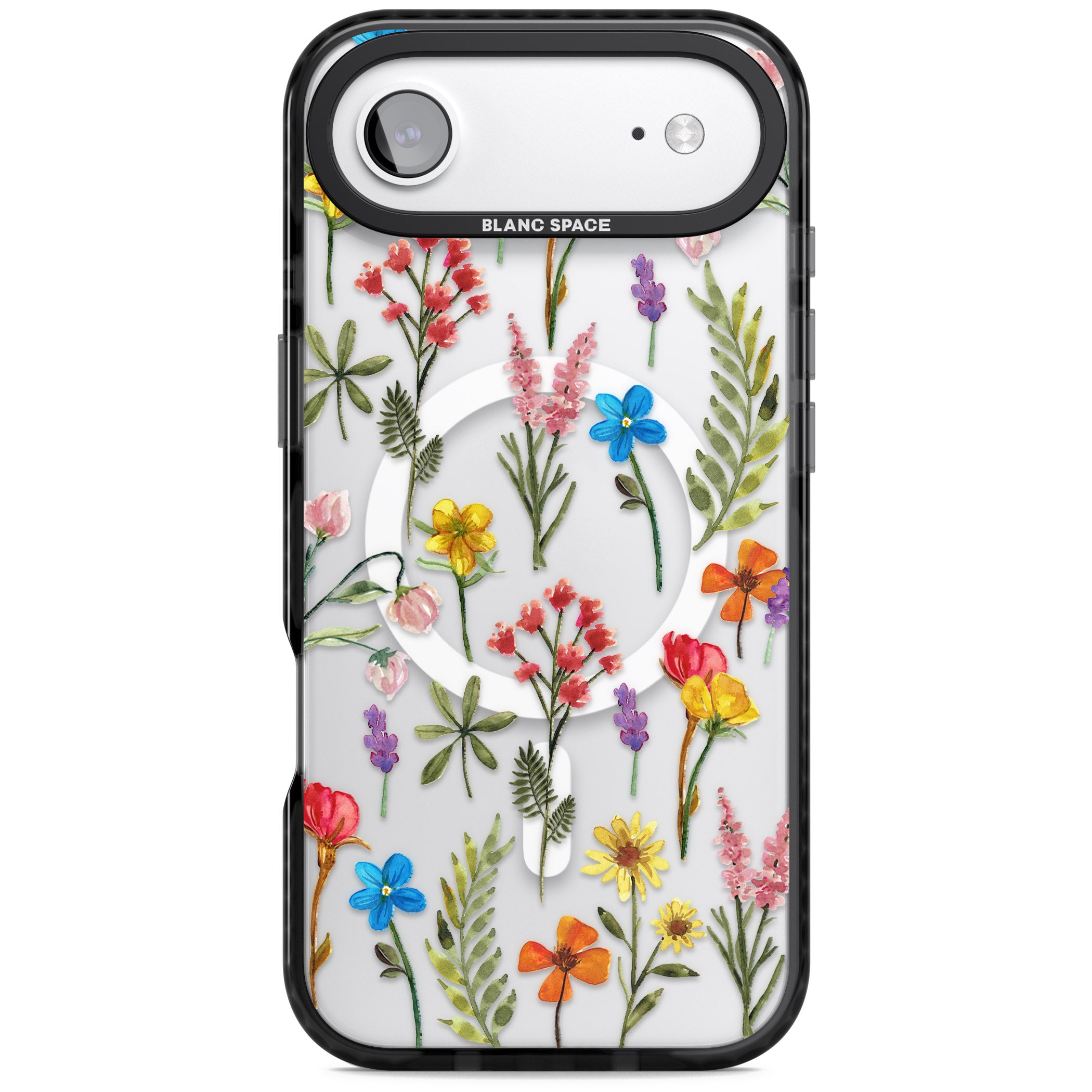 Spring Botanicals iPhone 17 Air Impact Pro Black Phone Case