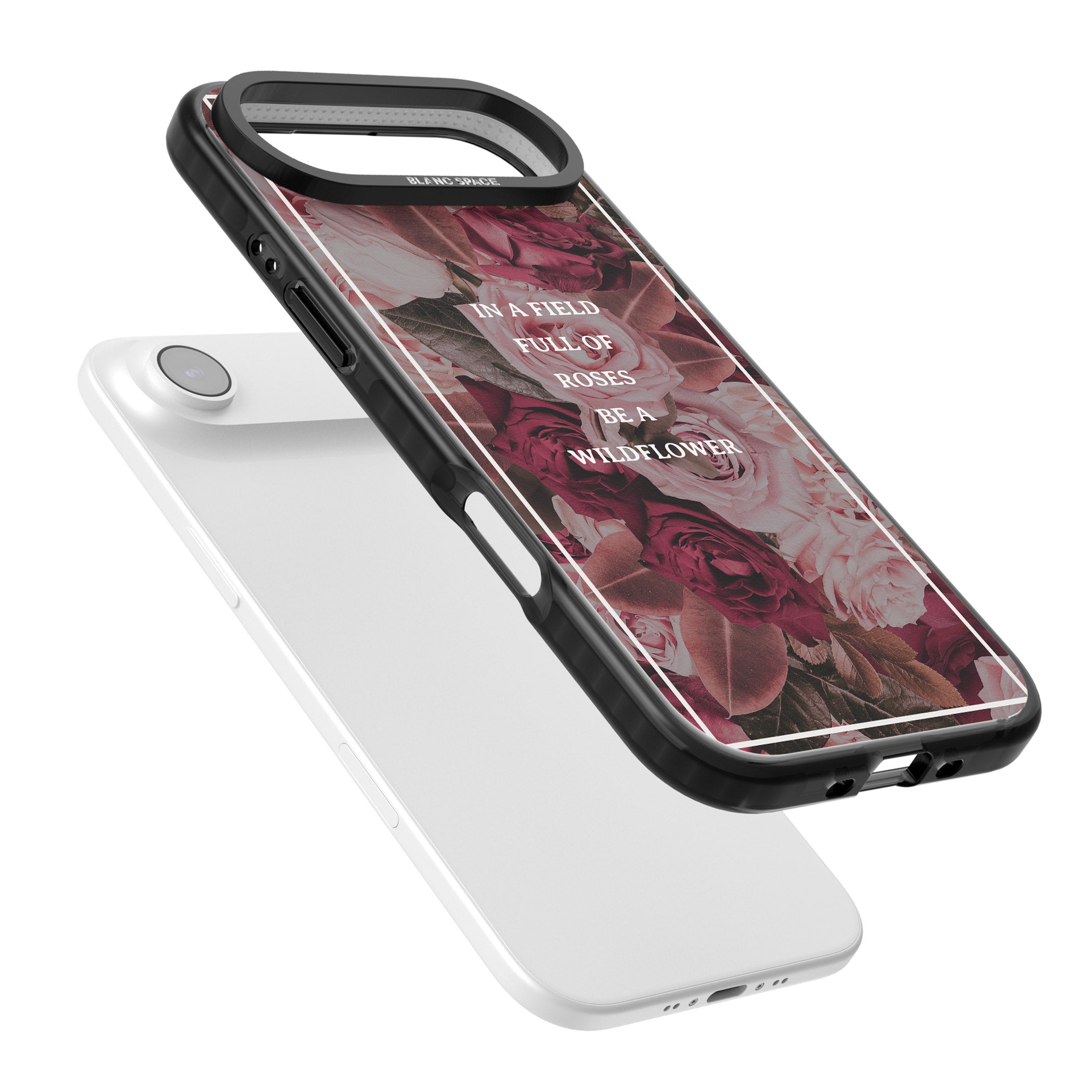 Wildflower Floral Quote iPhone 17 Air Impact Pro Black Phone Case Colours