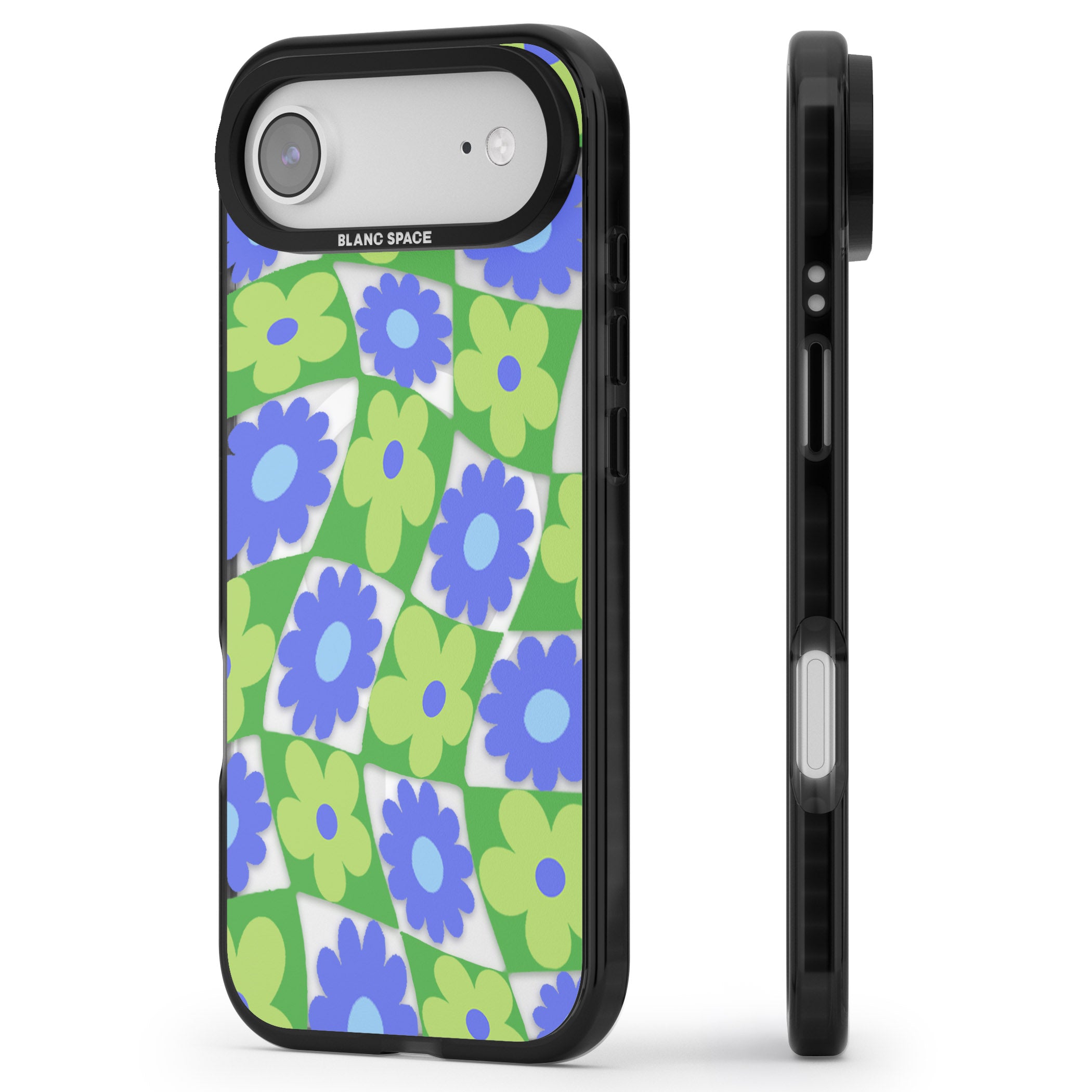 Garden Party iPhone 17 Air Impact Pro Black Phone Case Side Profile