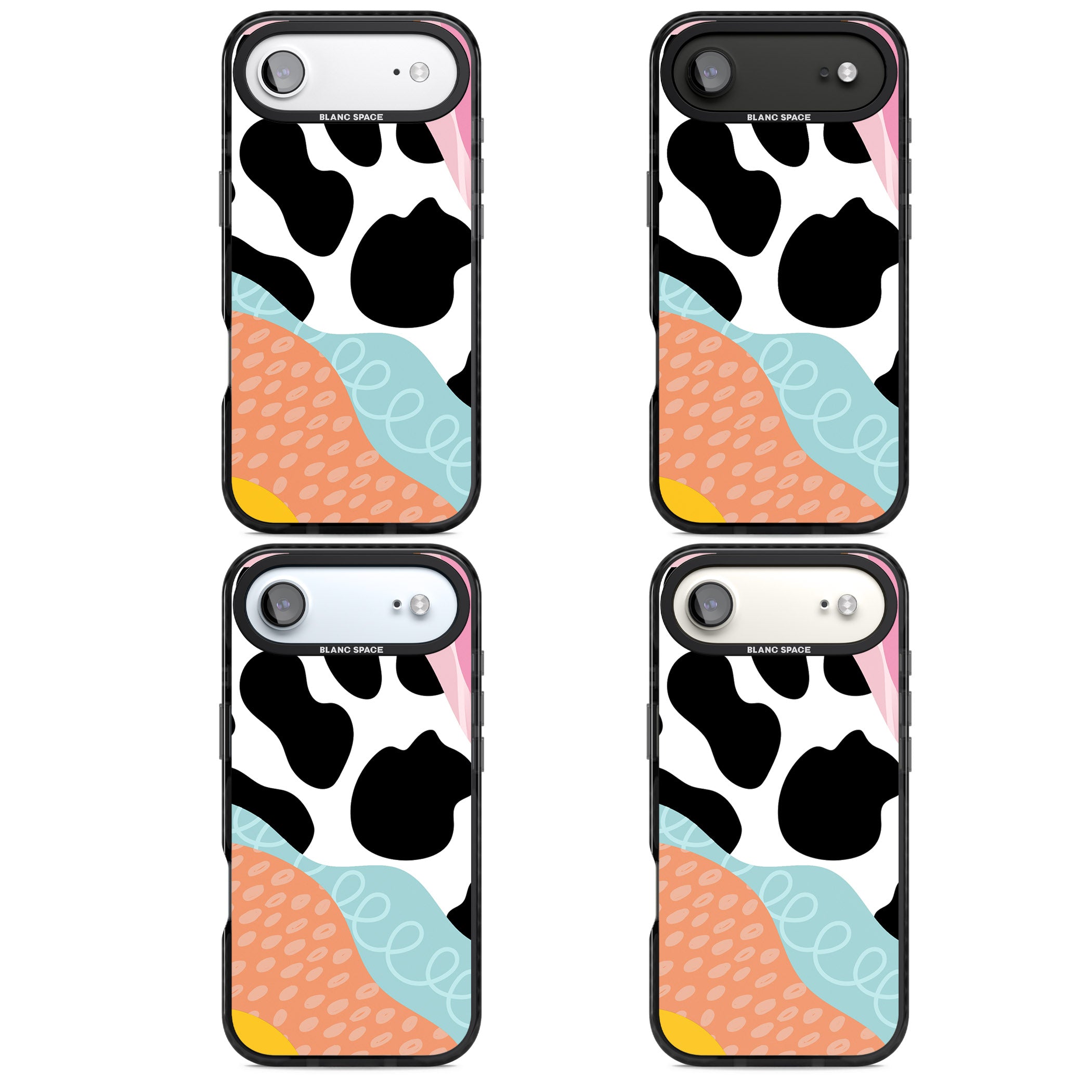 Abstract Elegance iPhone 17 Air Impact Pro Black Phone Case APT Impact Protection