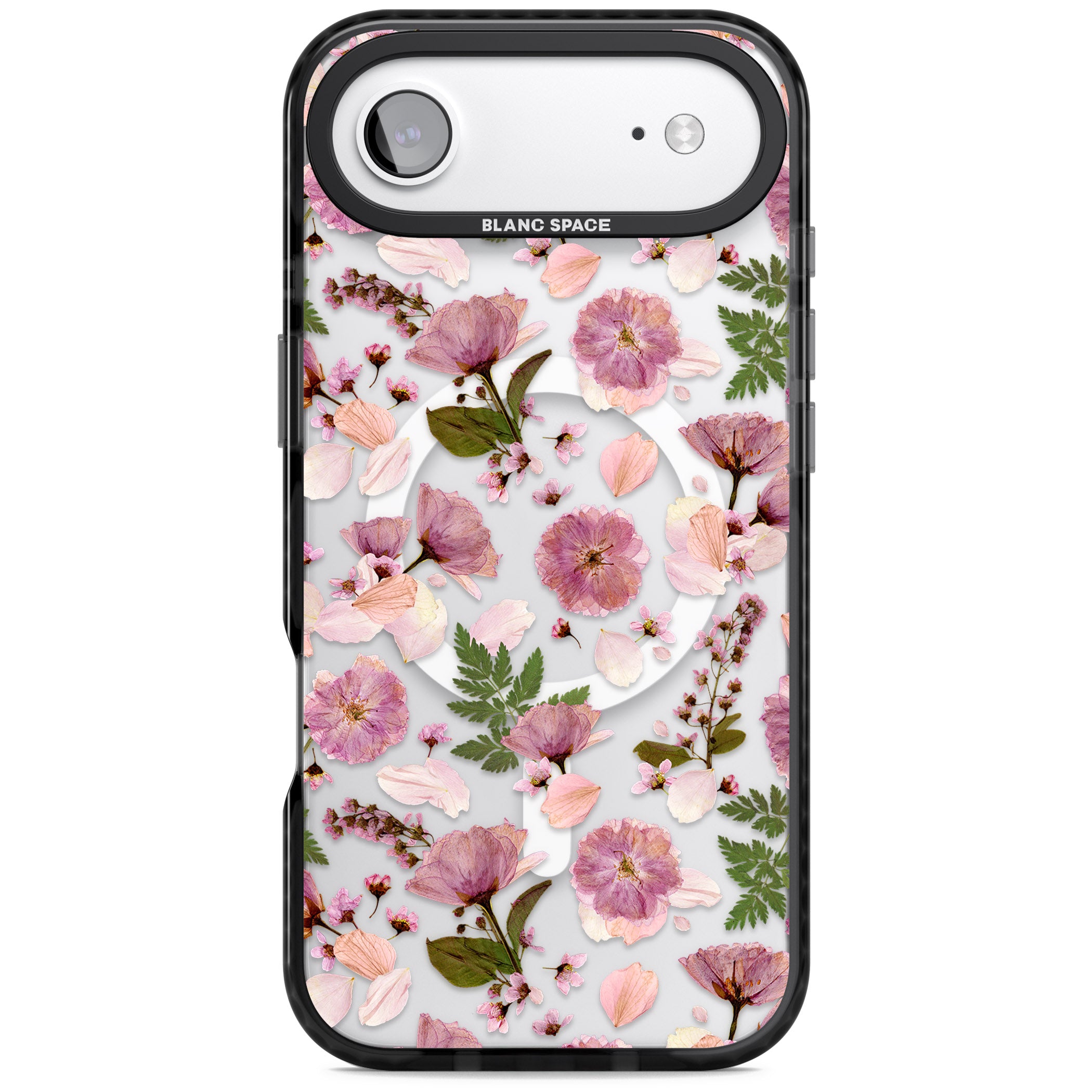 Floral Fantasy Menagerie iPhone 17 Air Impact Pro Black Phone Case