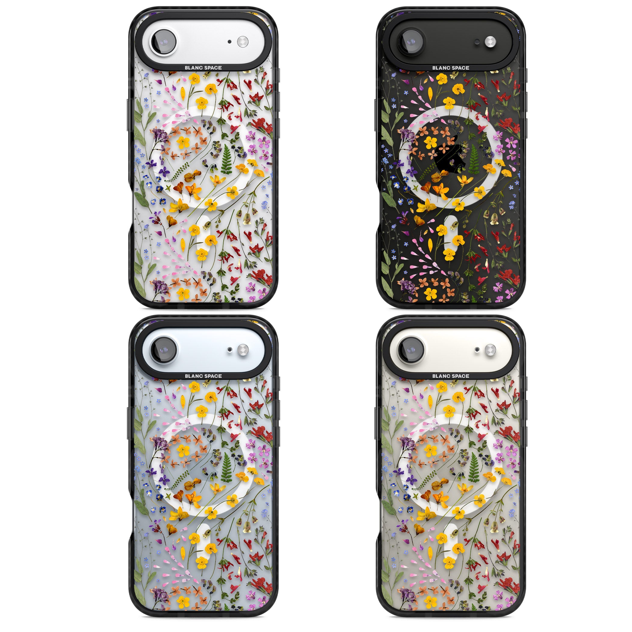 Wildflower iPhone 17 Air Impact Pro Black Phone Case APT Impact Protection