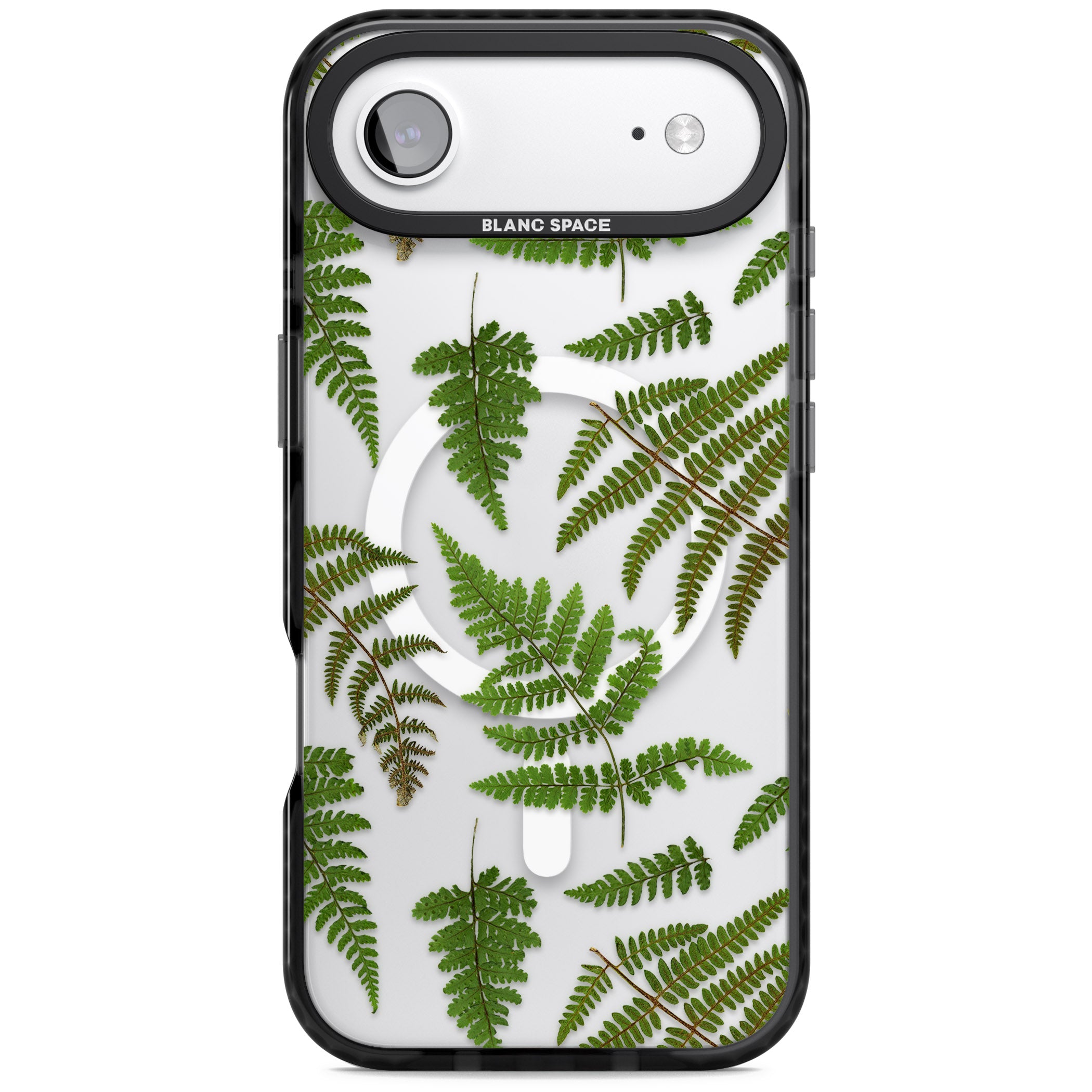 Leafy Ferns iPhone 17 Air Impact Pro Black Phone Case