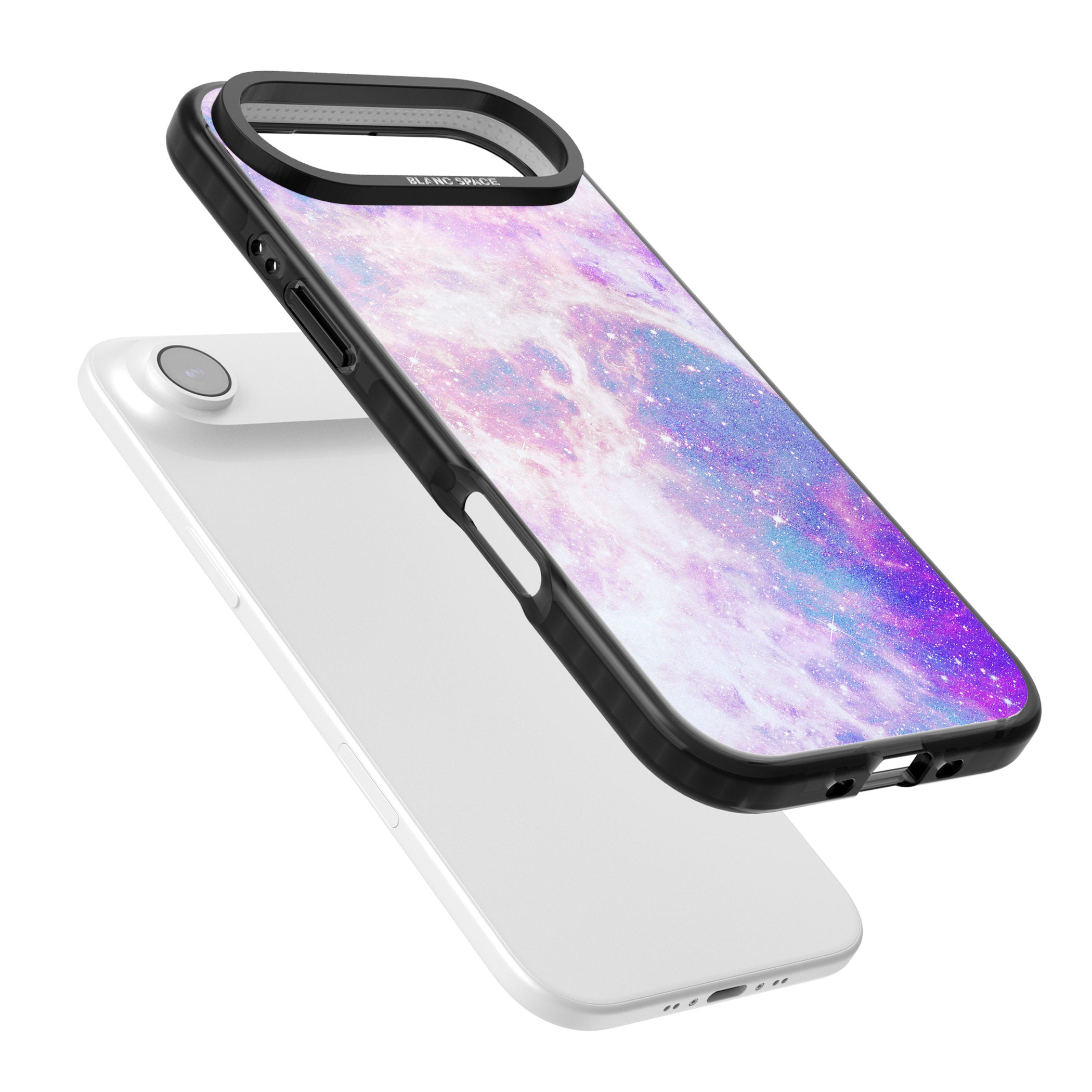 Pastel Galaxy iPhone 17 Air Impact Pro Black Phone Case Colours