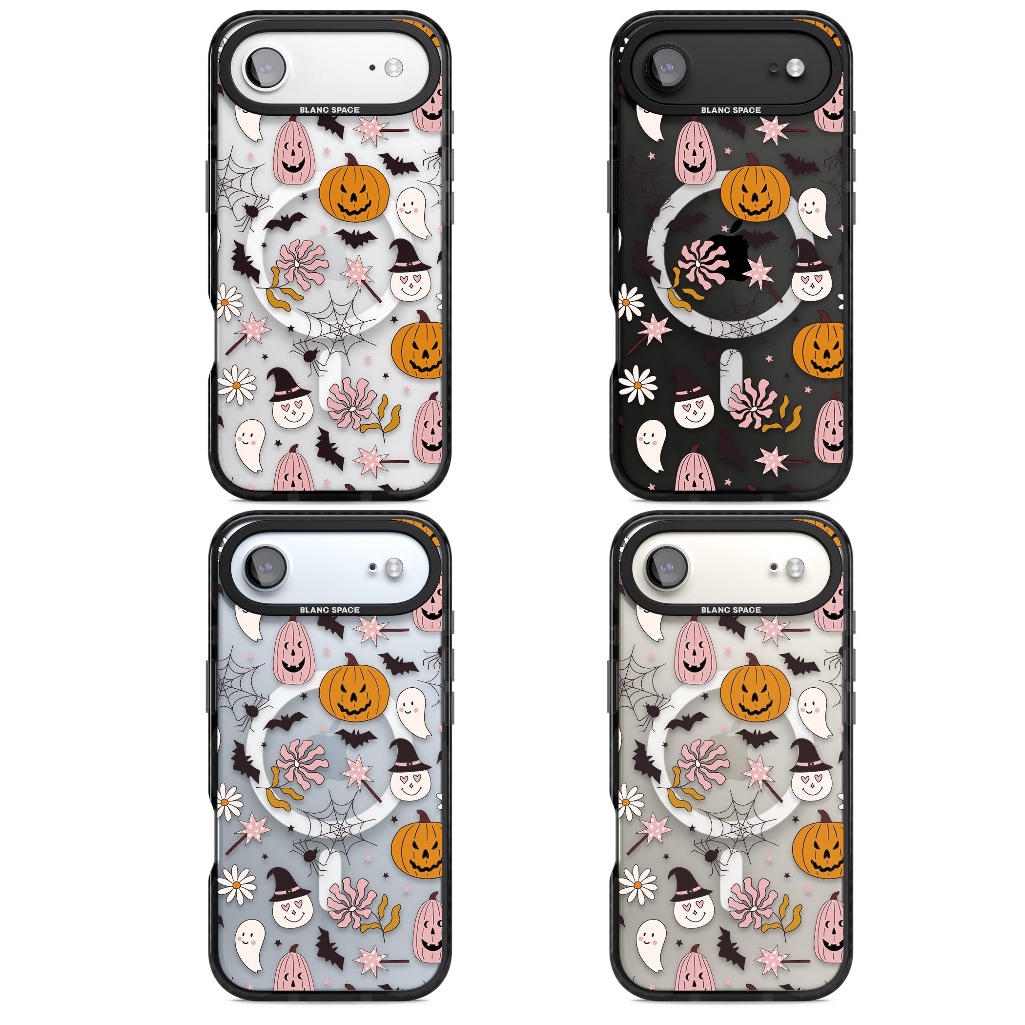 Spooky Mix iPhone 17 Air Impact Pro Black Phone Case APT Impact Protection