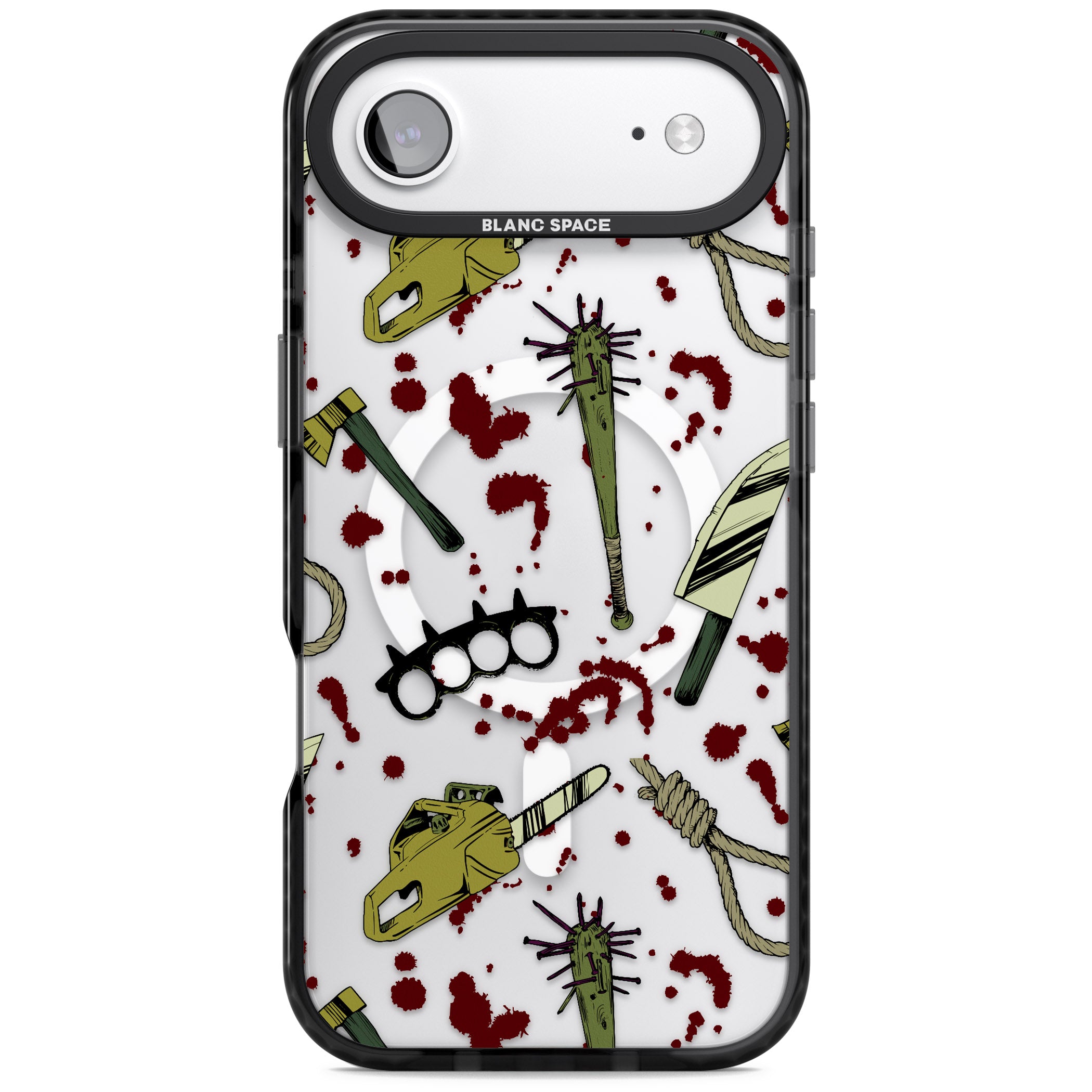 Movie Massacre iPhone 17 Air Impact Pro Black Phone Case