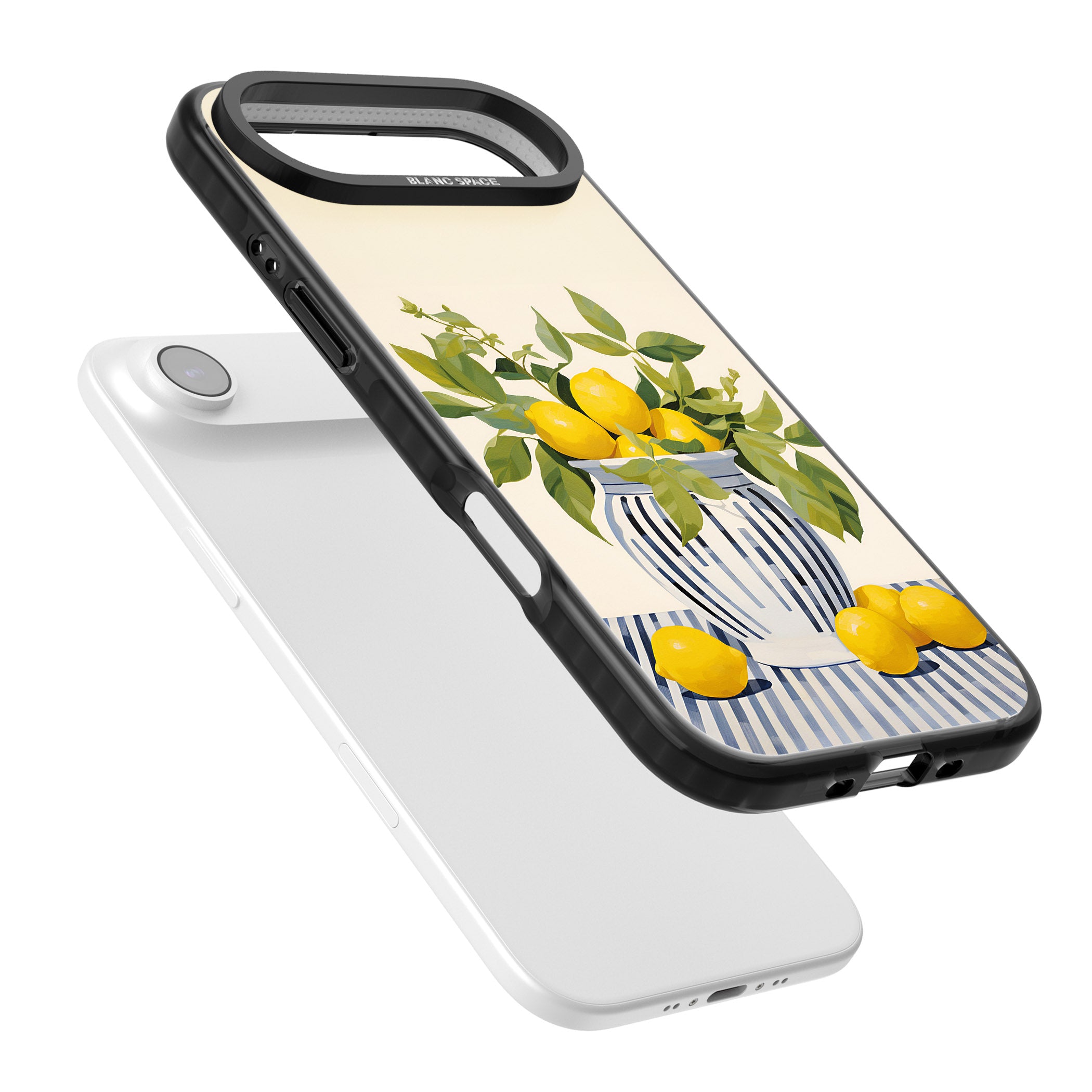 Lemon Plant Vase iPhone 17 Air Impact Pro Black Phone Case Colours