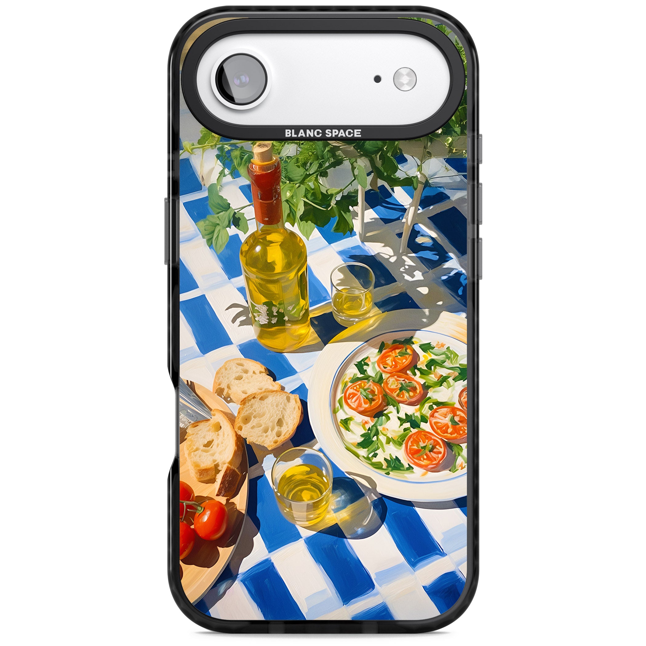 Caprese Salad iPhone 17 Air Impact Pro Black Phone Case
