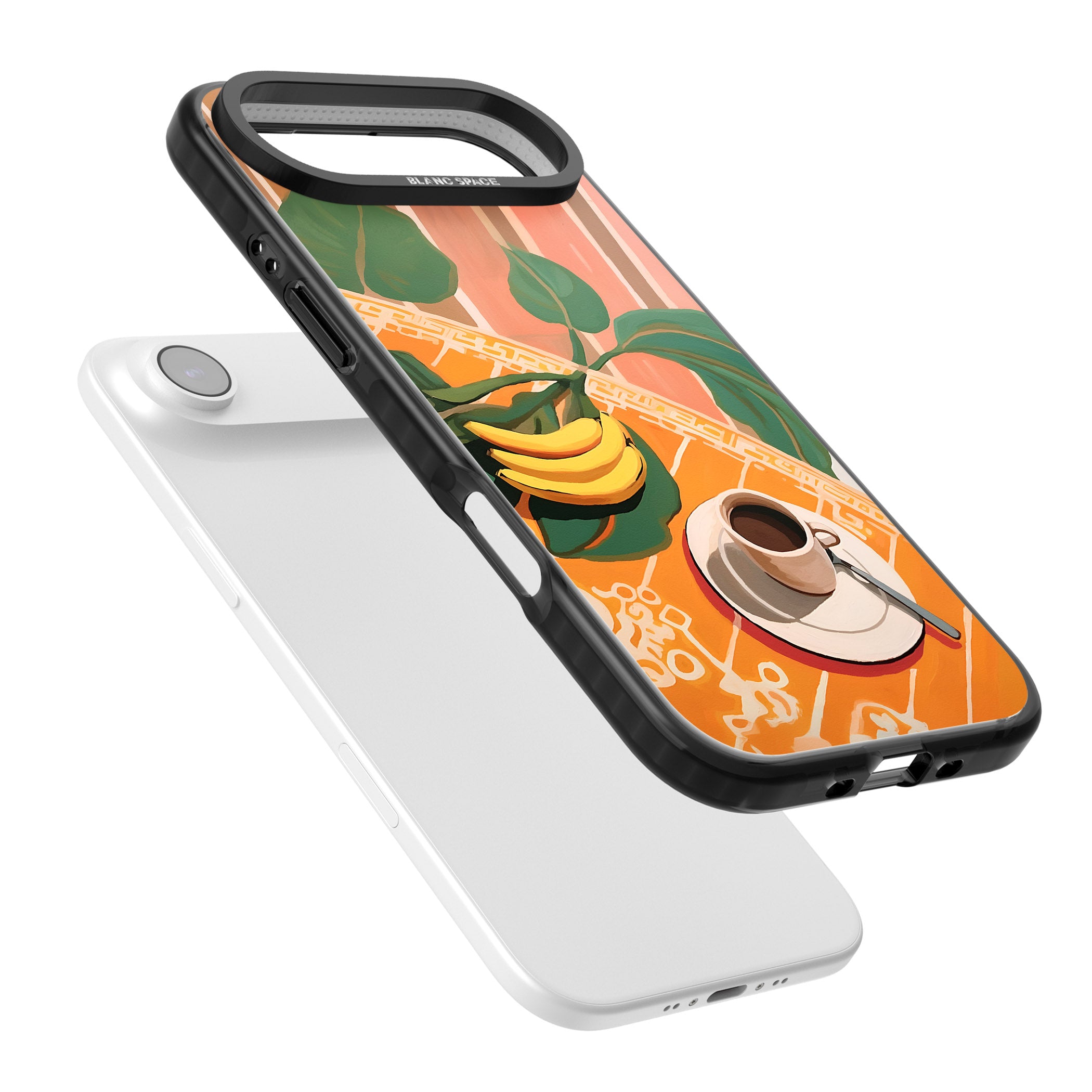 Mediterranean Breakfast iPhone 17 Air Impact Pro Black Phone Case Colours