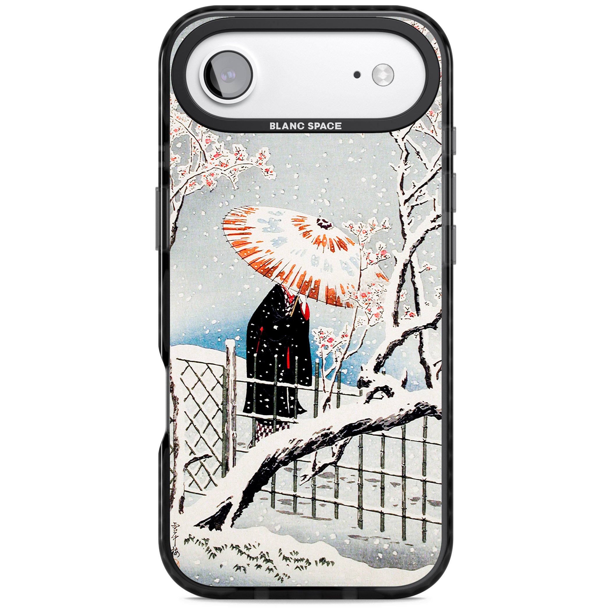 Plum Tree In Snow By Hiroaki Takahashi iPhone 17 Air Impact Pro Black Phone Case