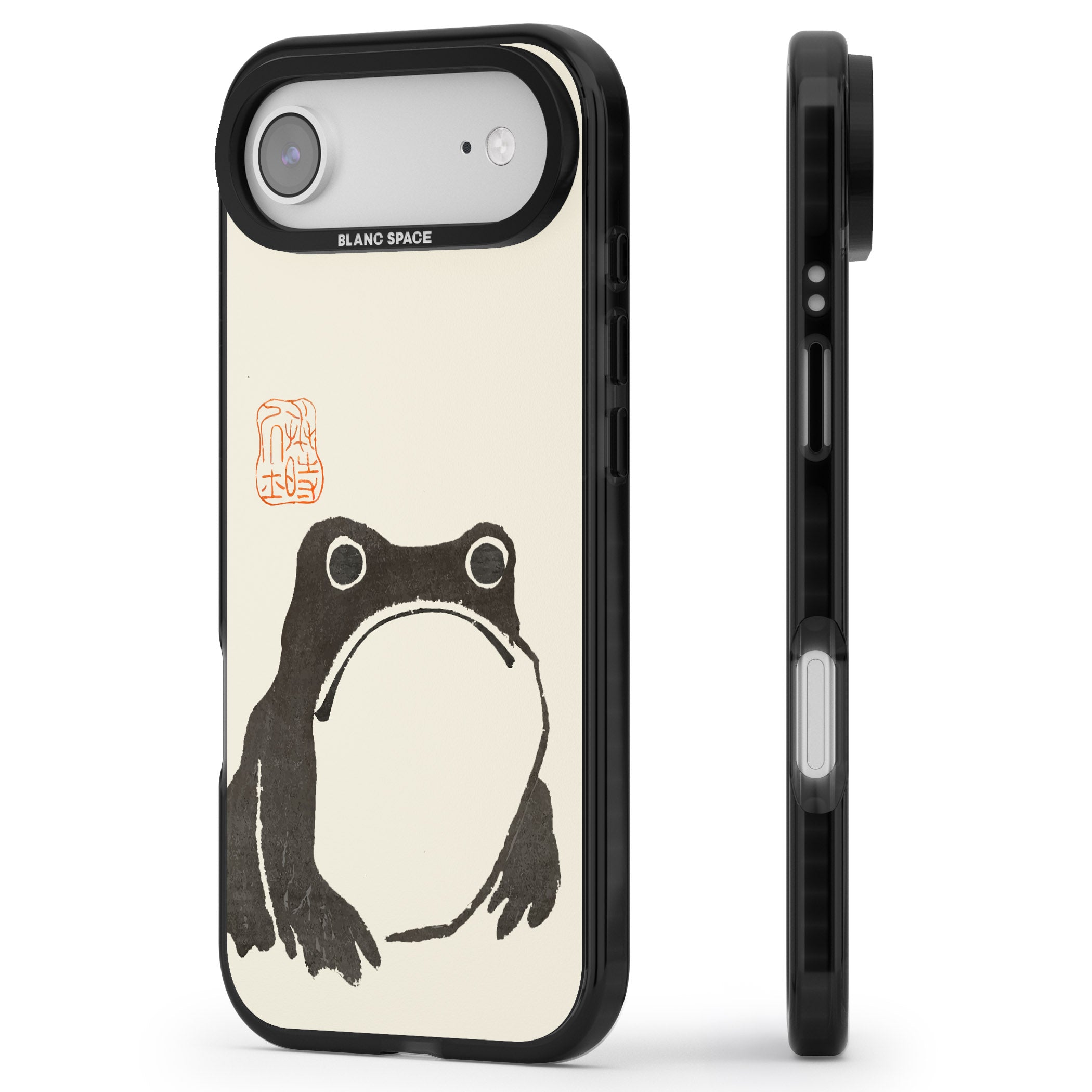 Matsumoto Hoji Frog iPhone 17 Air Impact Pro Black Phone Case Side Profile