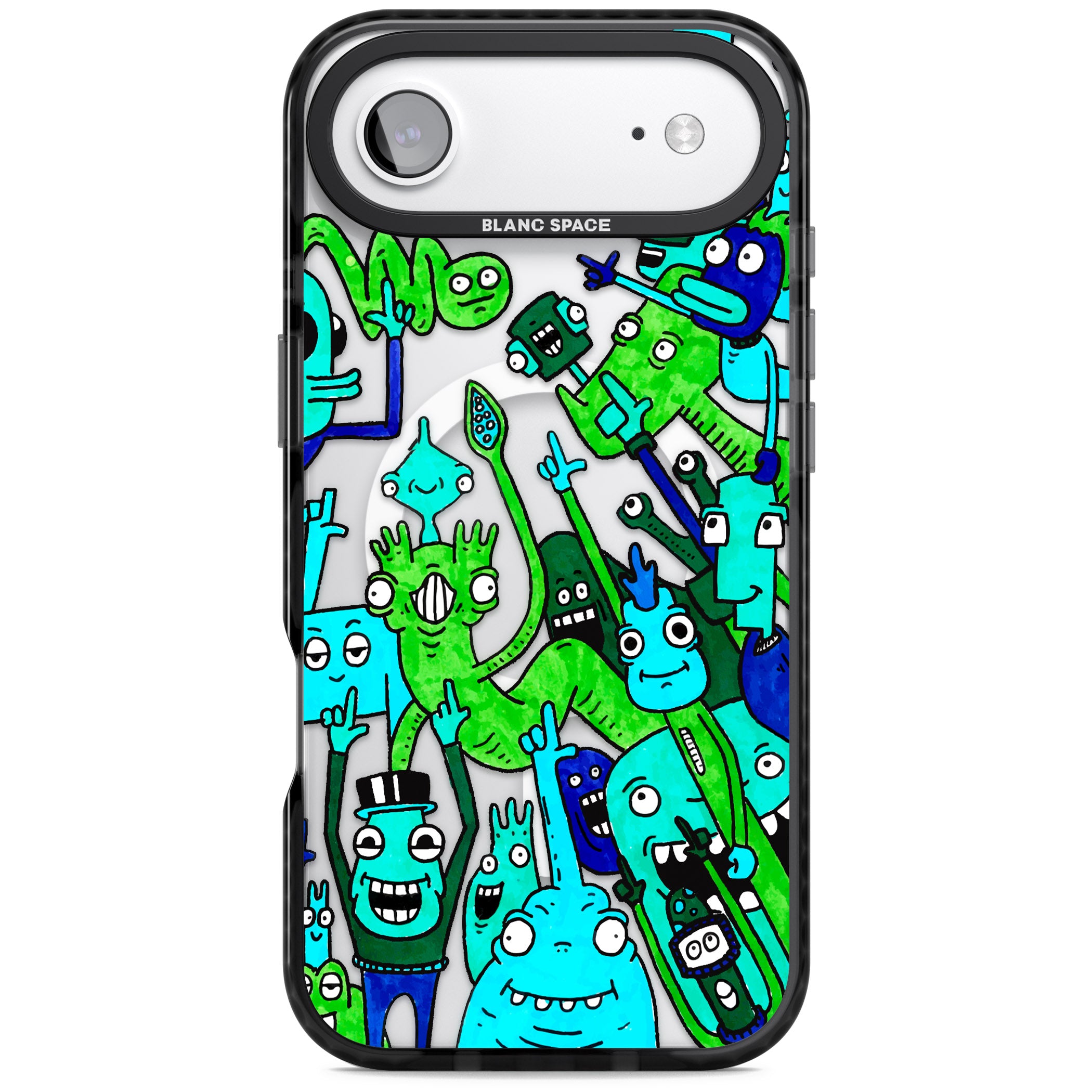 Don'T Point iPhone 17 Air Impact Pro Black Phone Case