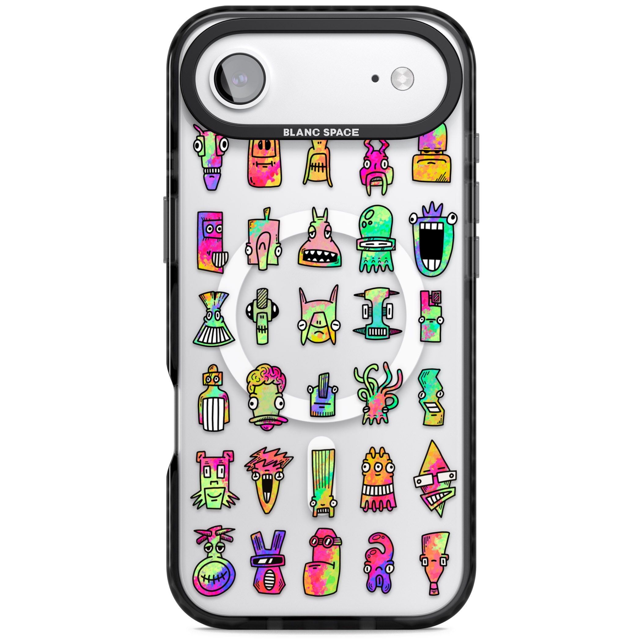 Splashy Friends iPhone 17 Air Impact Pro Black Phone Case