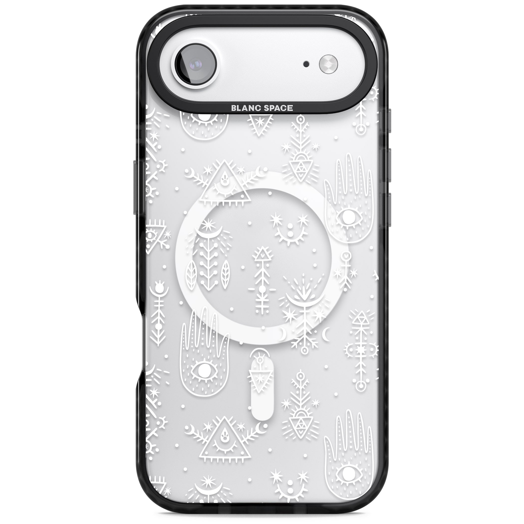 Mystic Symbols iPhone 17 Air Impact Pro Black Phone Case