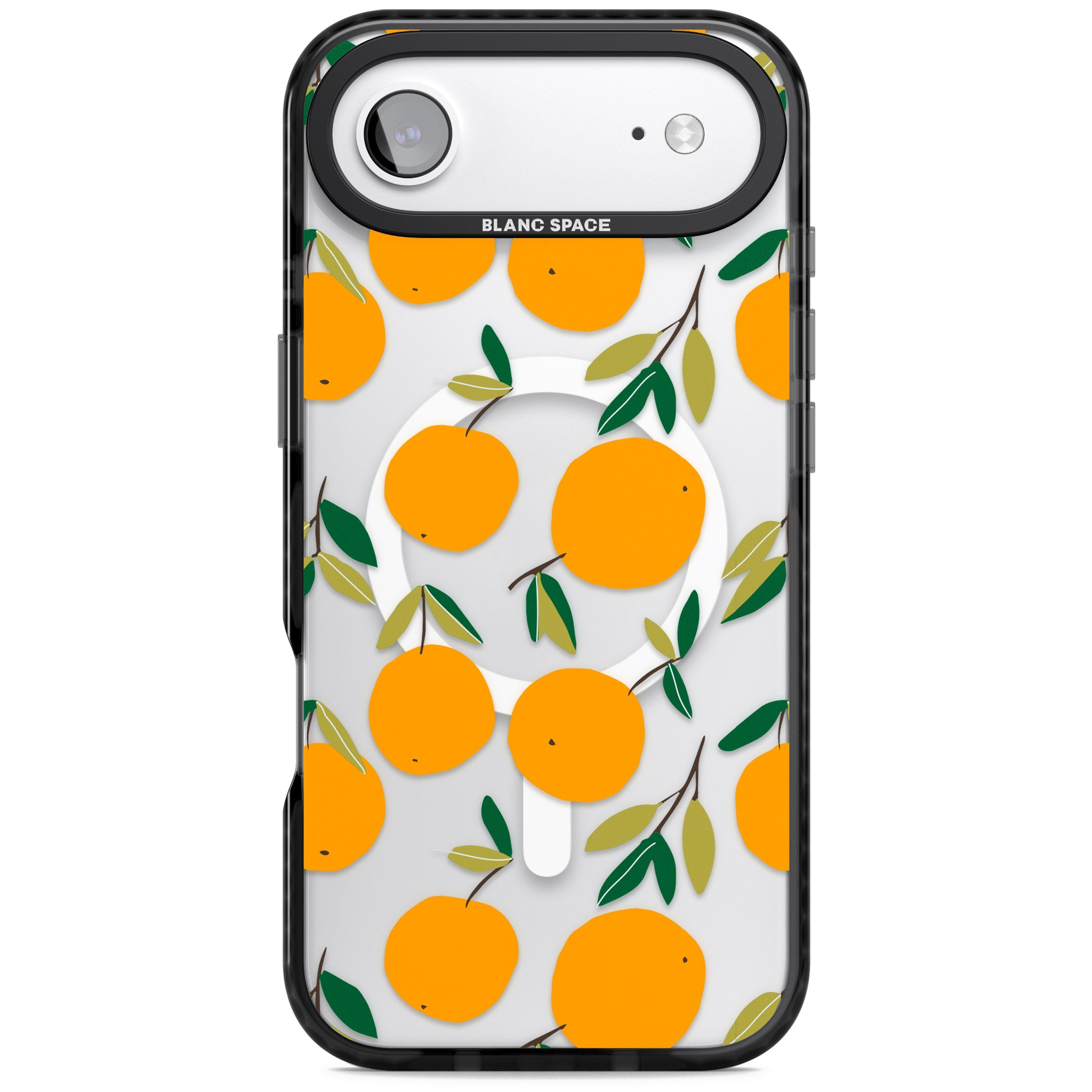 Citrus Grove iPhone 17 Air Impact Pro Black Phone Case