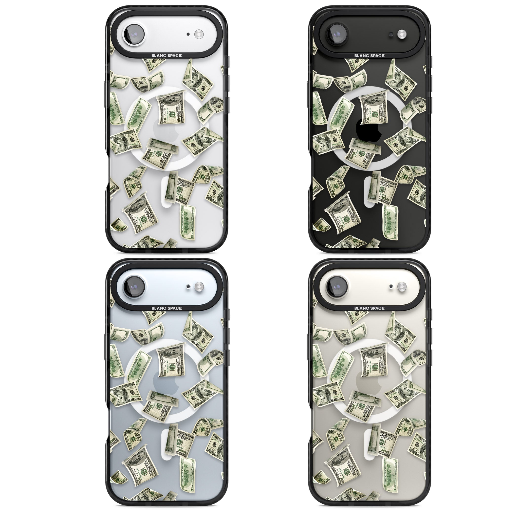 Falling Cash iPhone 17 Air Impact Pro Black Phone Case APT Impact Protection