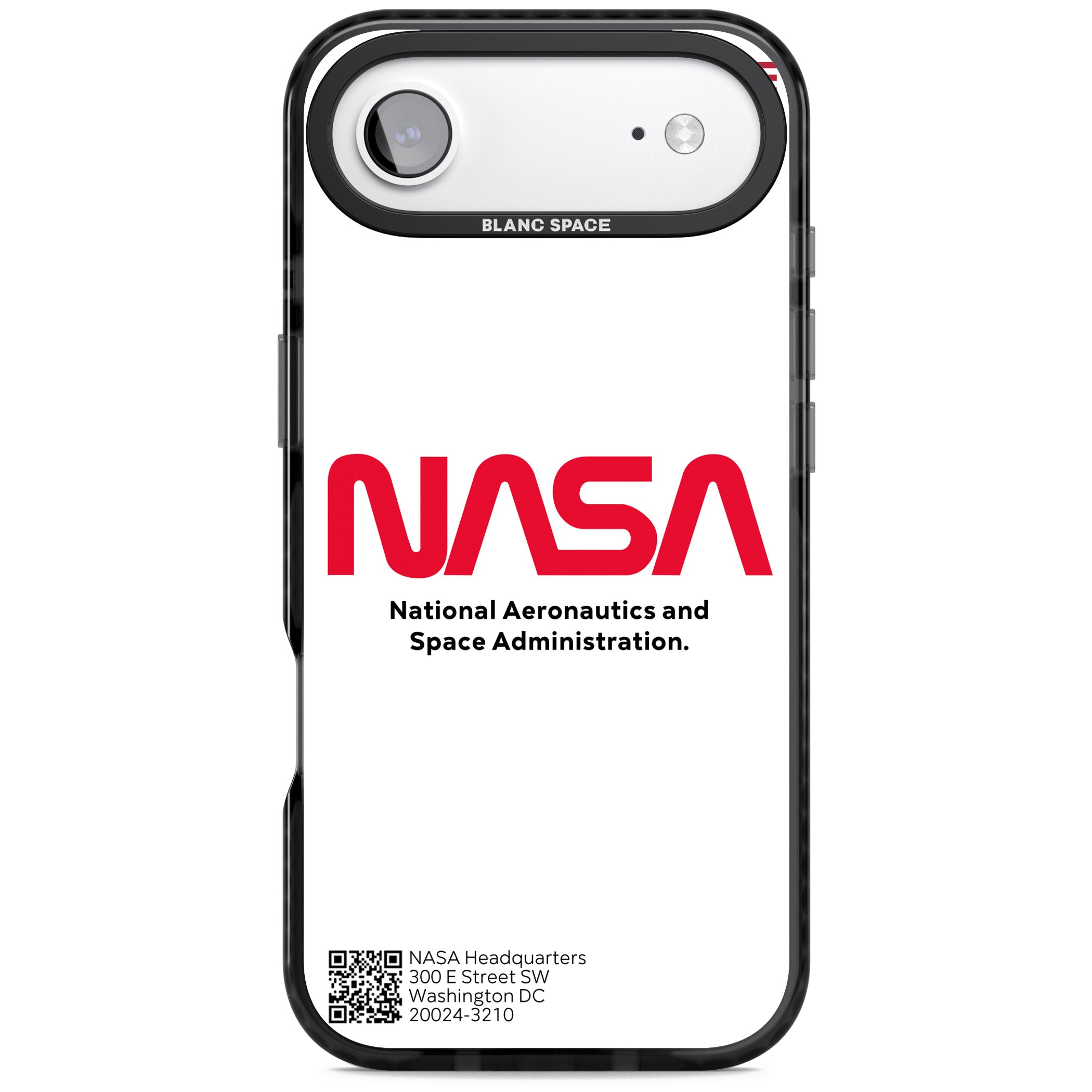 Nasa The Worm iPhone 17 Air Impact Pro Black Phone Case