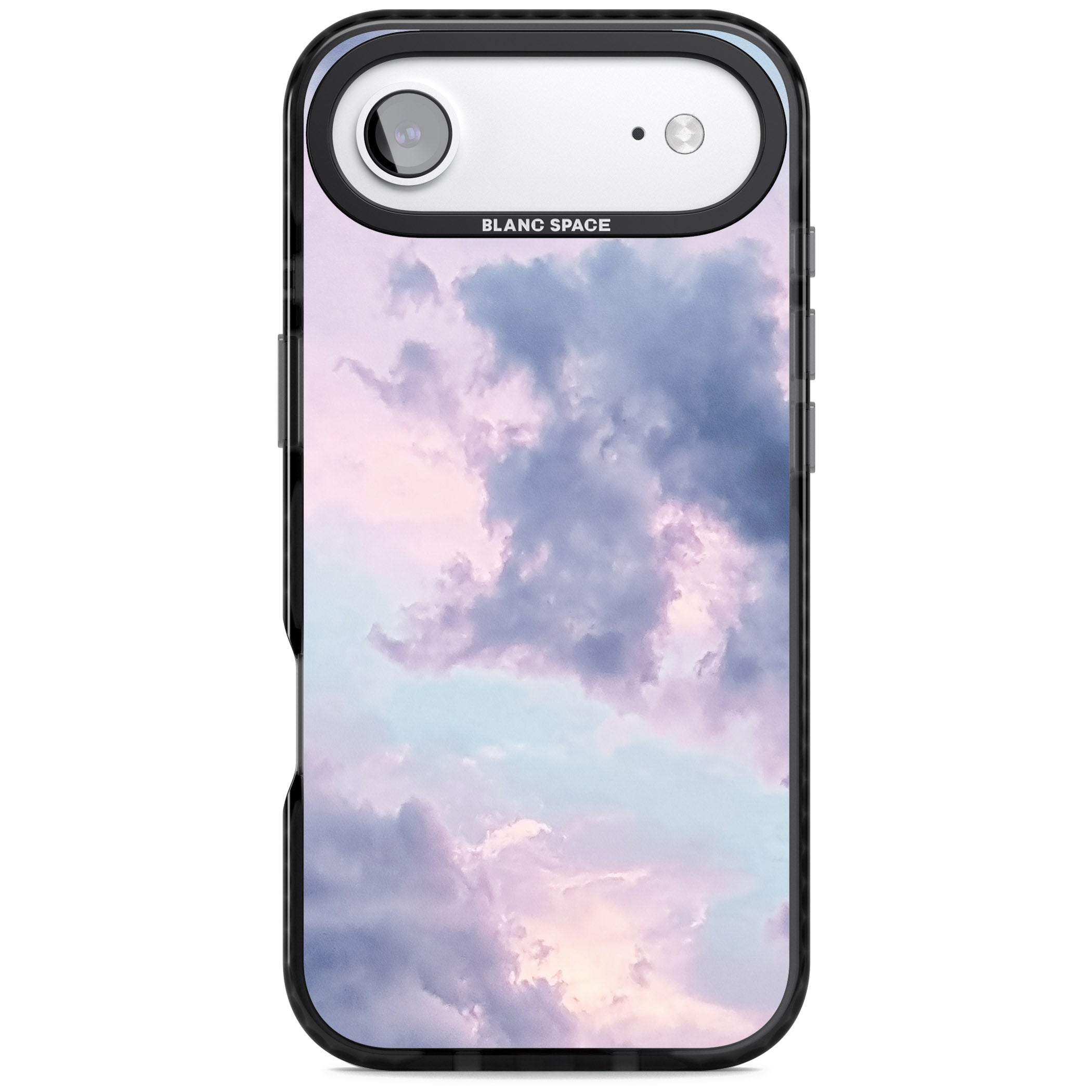 Pastel Sky Clouds iPhone 17 Air Impact Pro Black Phone Case