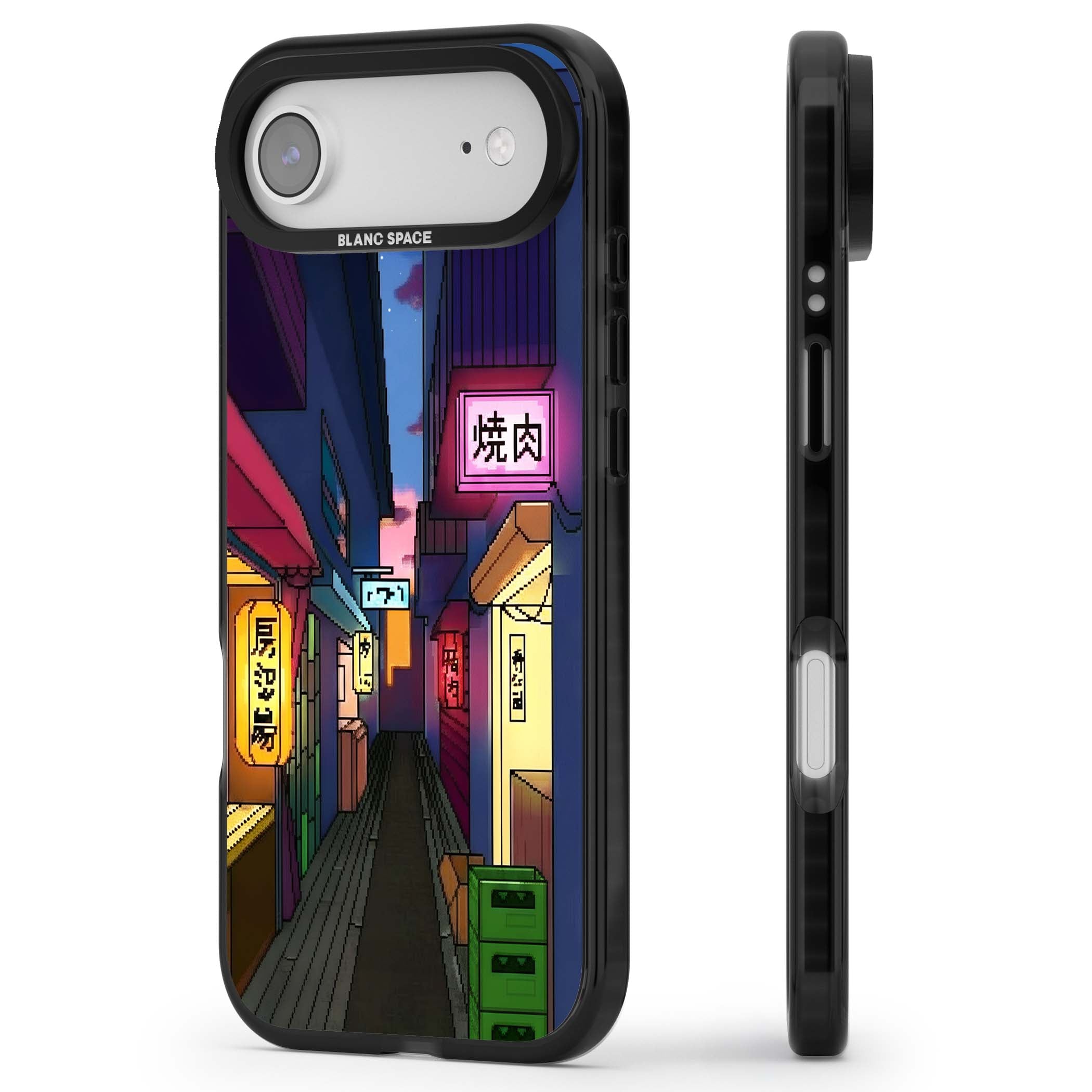Nights In The Yokocho for him iPhone case | Black Impact Magsafe case for iPhone Air