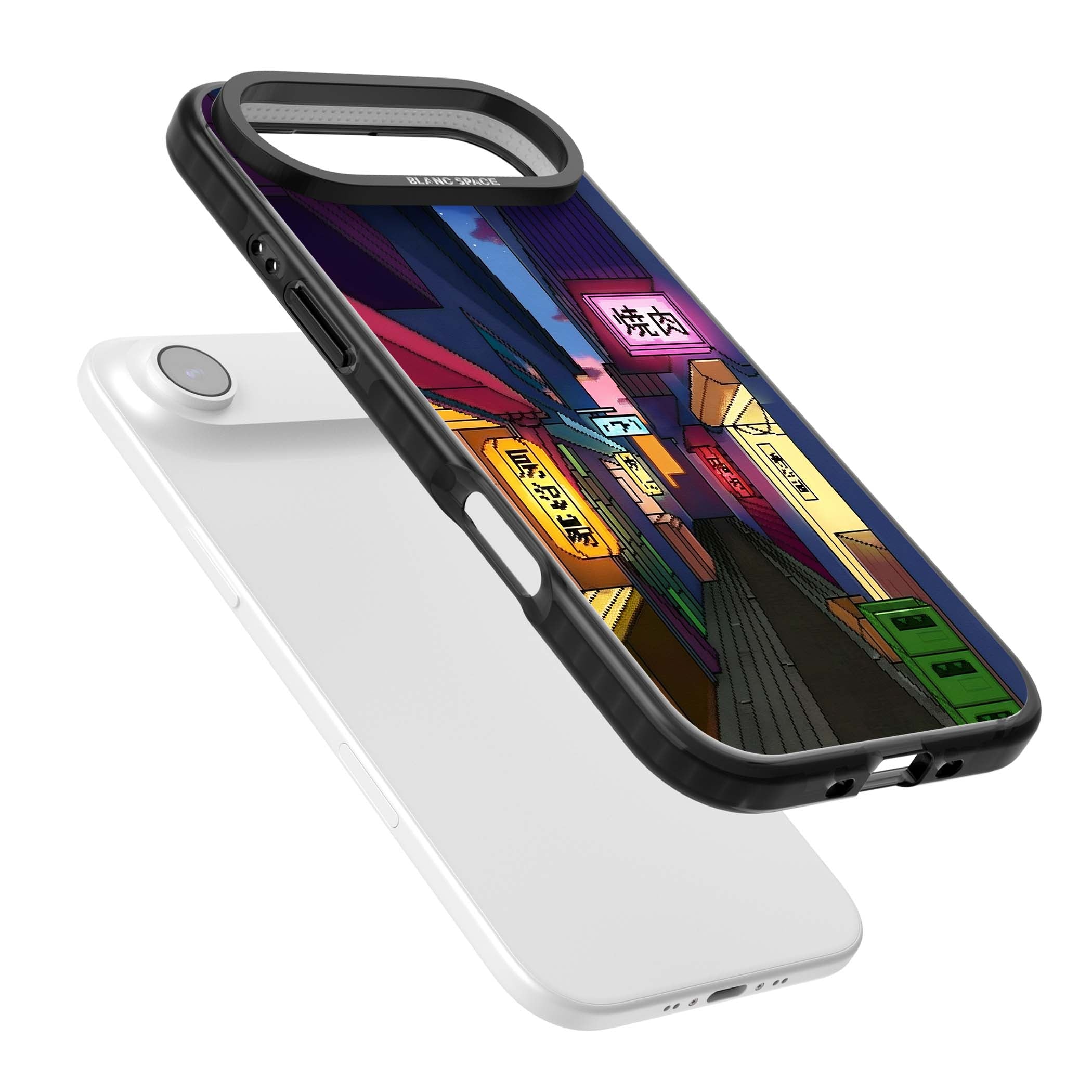 Nights In The Yokocho for him iPhone case | Black Impact Magsafe case for iPhone Air