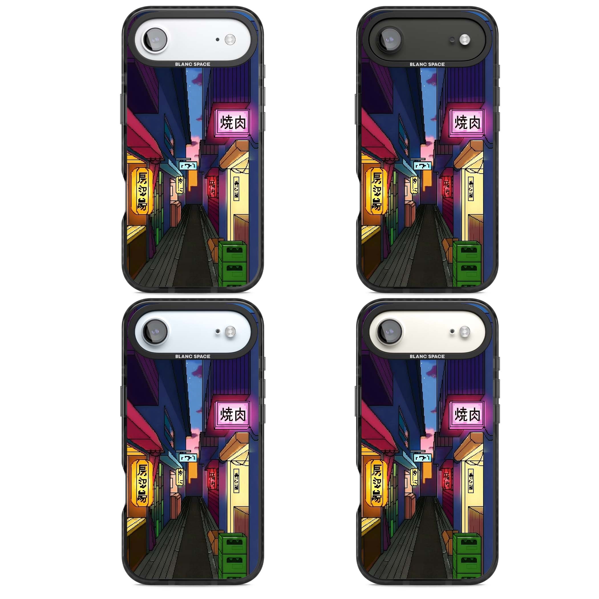 Nights In The Yokocho for him iPhone case | Black Impact Magsafe case for iPhone Air