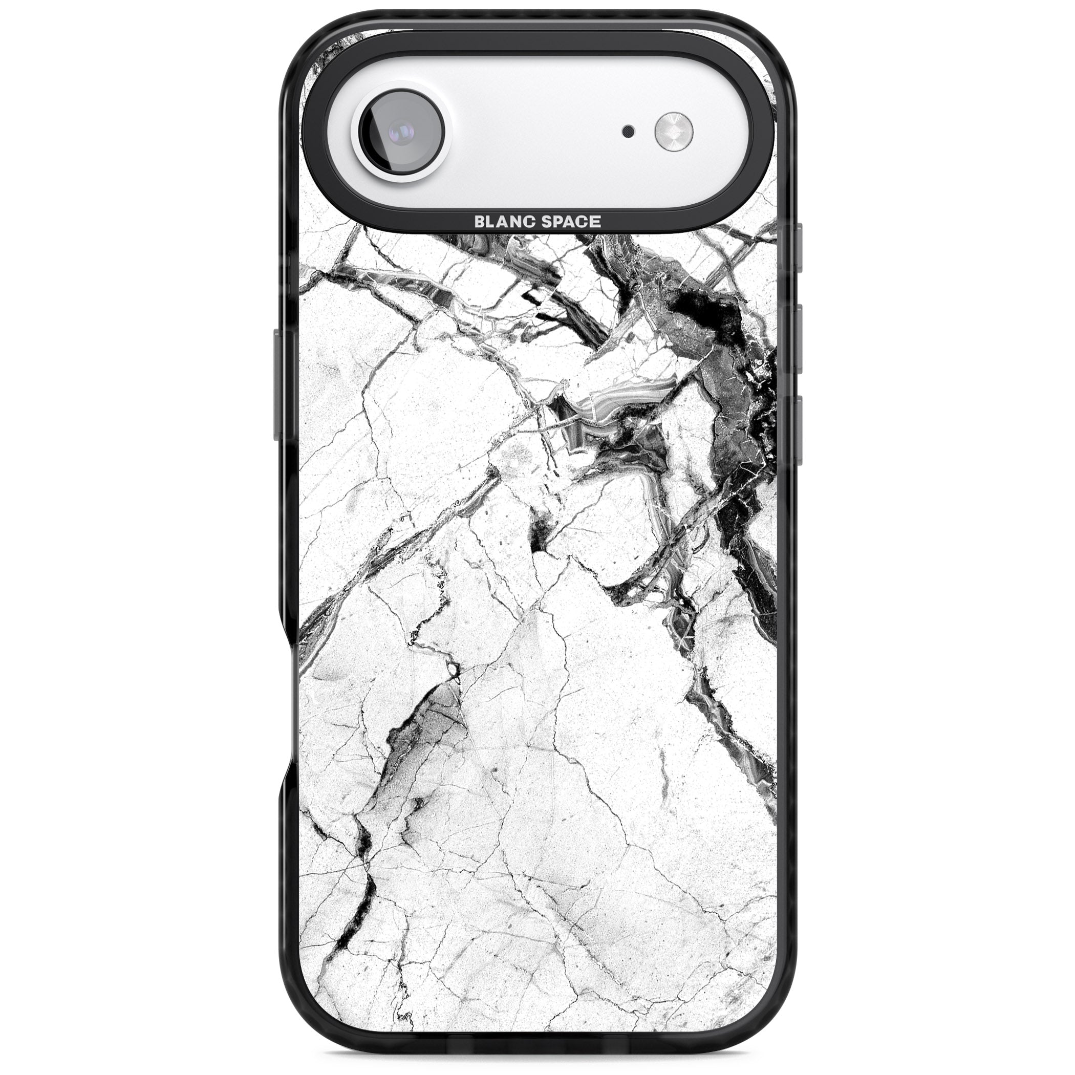 Storm Marble iPhone 17 Air Impact Pro Black Phone Case