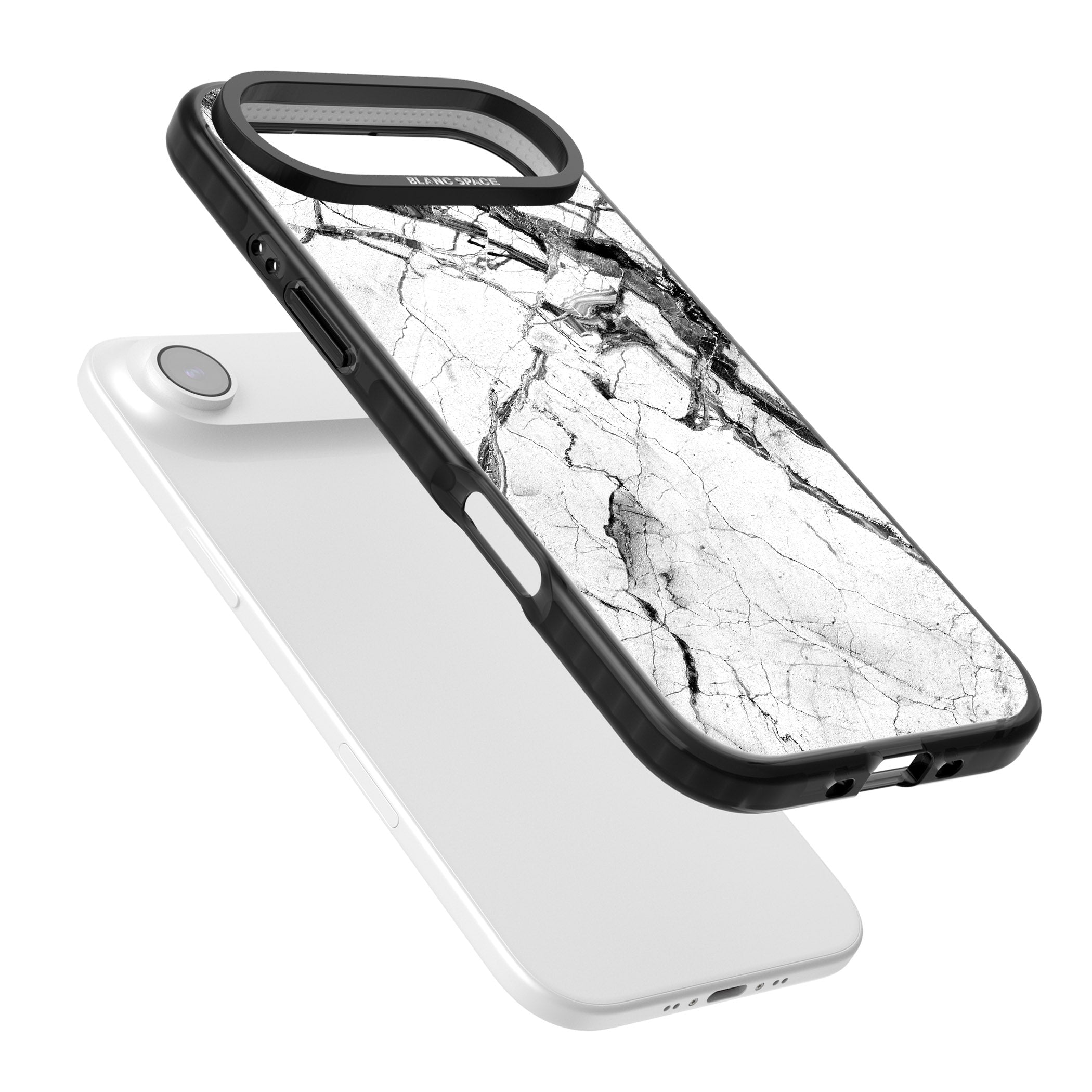 Storm Marble iPhone 17 Air Impact Pro Black Phone Case Colours