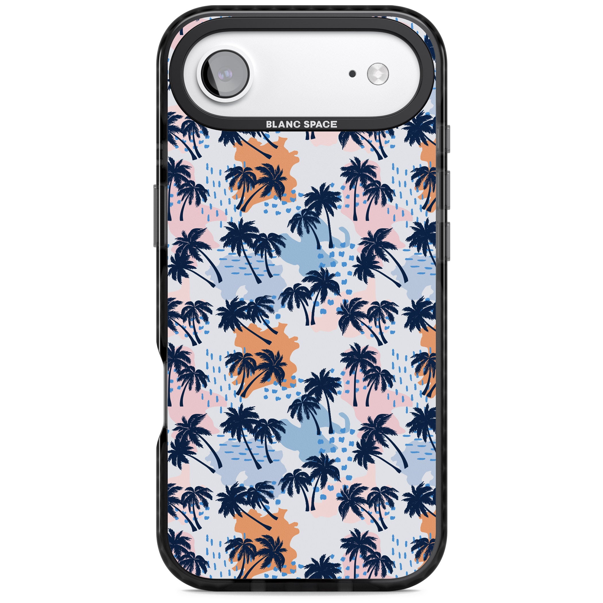 Tropical Vibes Palm iPhone 17 Air Impact Pro Black Phone Case