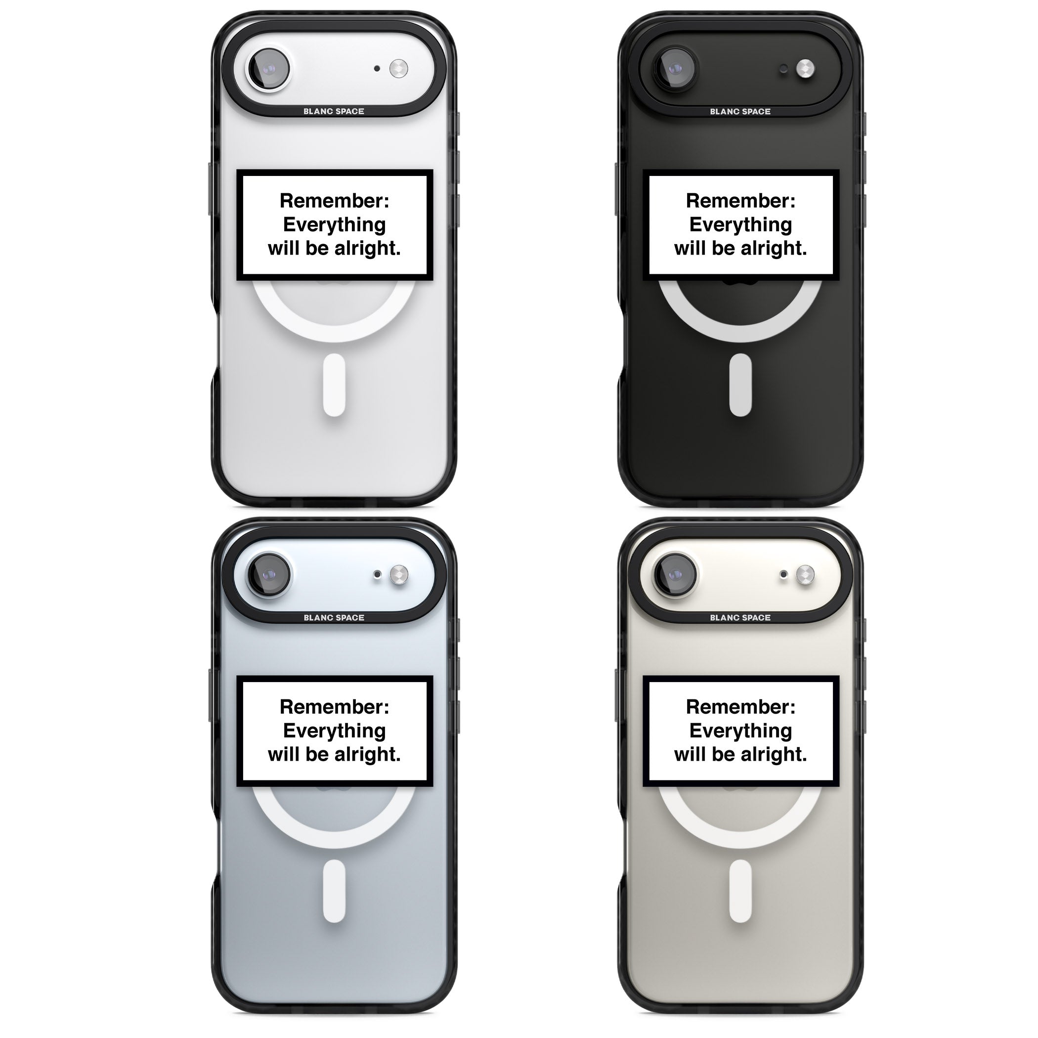 Everything Will Be Alright iPhone 17 Air Impact Pro Black Phone Case APT Impact Protection